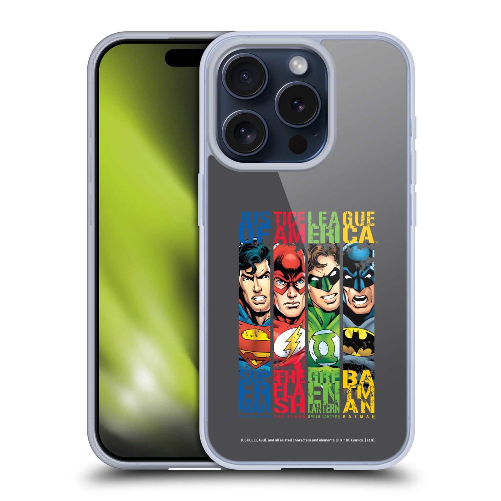 JUSTICE LEAGUE DC COMICS ÉQUIPE SUPRÊME ÉTUI COQUE EN GEL POUR APPLE iPHONE - Photo 13 sur 15