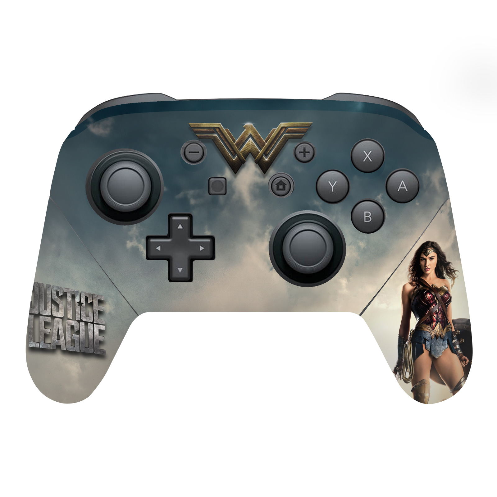JUSTICE LEAGUE FILM LOGO I SKÓRA POSTACI NINTENDO SWITCH PRO KONTROLER - Zdjęcie 9 z 9