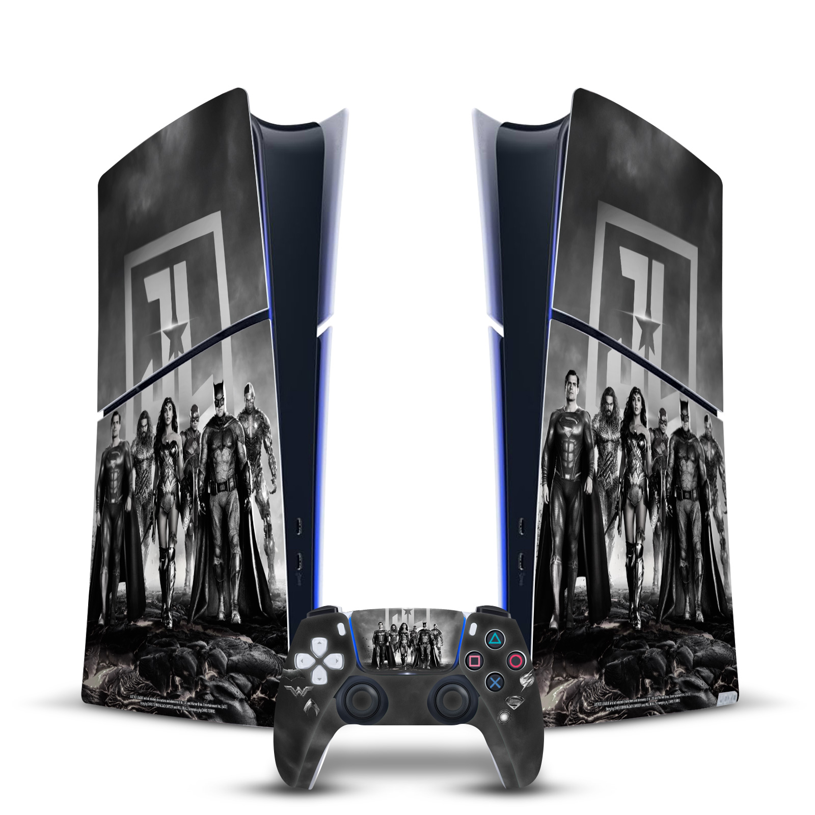 ZACK SNYDER'S JUSTICE LEAGUE CHARACTER SKIN PS5 SLIM DIGITAL CONSOLE CONTROLLER