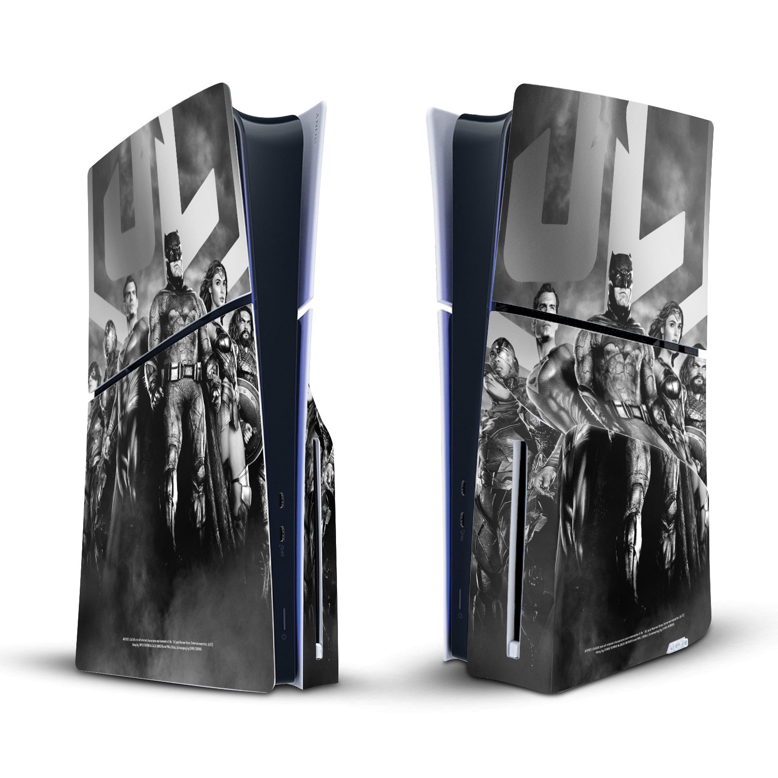 ZACK SNYDER'S JUSTICE LEAGUE CHARACTER SKIN SONY PS5 SLIM DISC EDITION CONSOLE