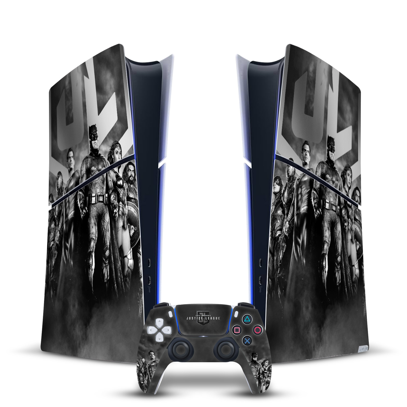 ZACK SNYDER'S JUSTICE LEAGUE CHARACTER SKIN PS5 SLIM DIGITAL CONSOLE CONTROLLER