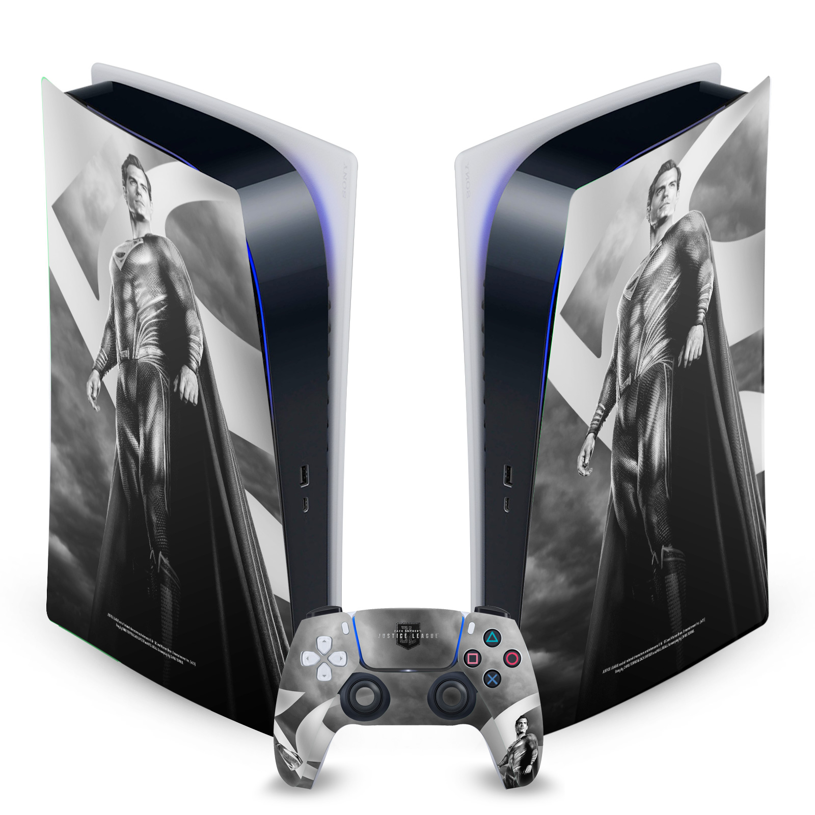 ZACK SNYDER JUSTICE LEAGUE CHARACTER VINYL SKIN SONY PS5 DIGITAL EDITION BUNDLE