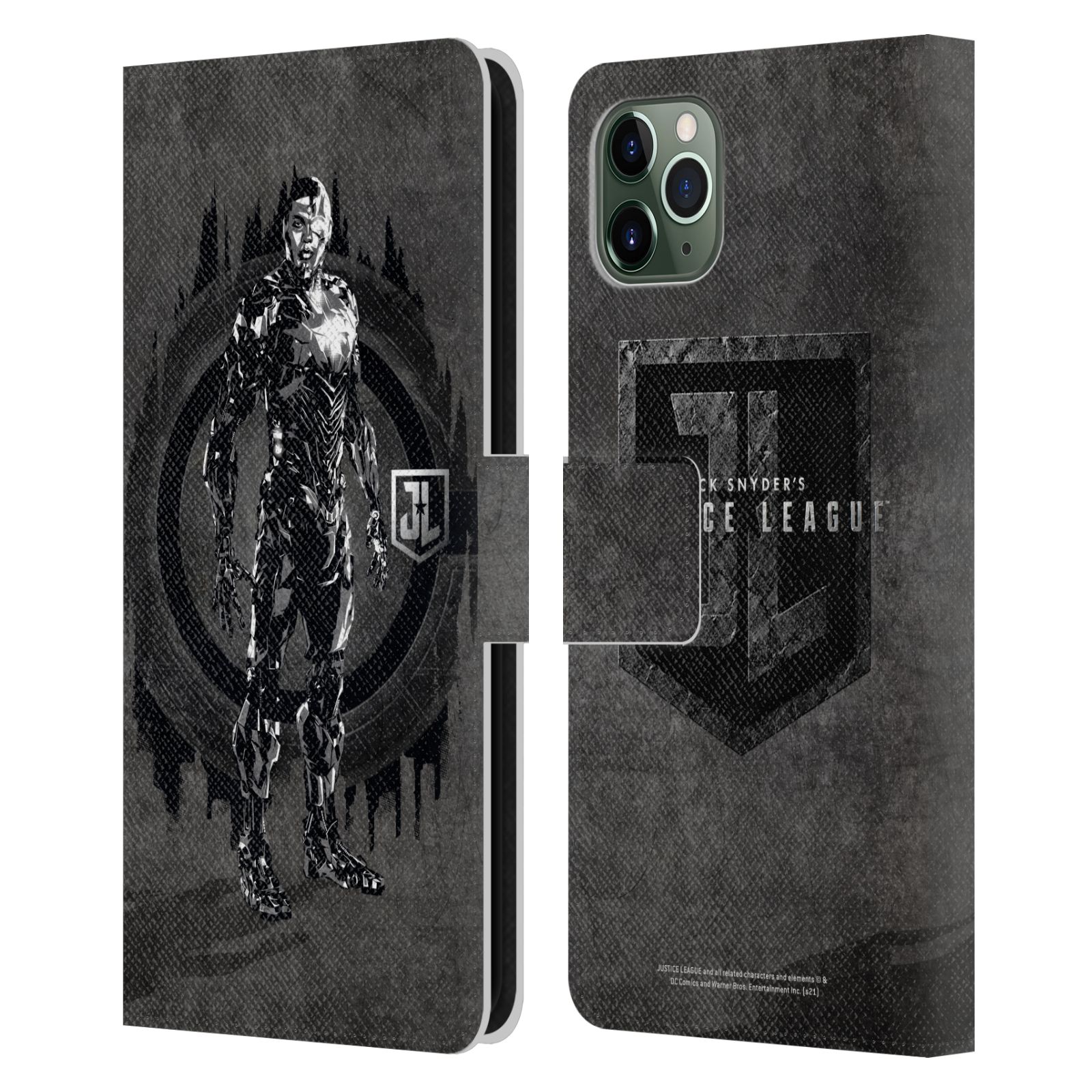 ZACK SNYDER'S JUSTICE LEAGUE VECTOR ART LEATHER BOOK CASE APPLE iPHONE - Picture 7 of 11