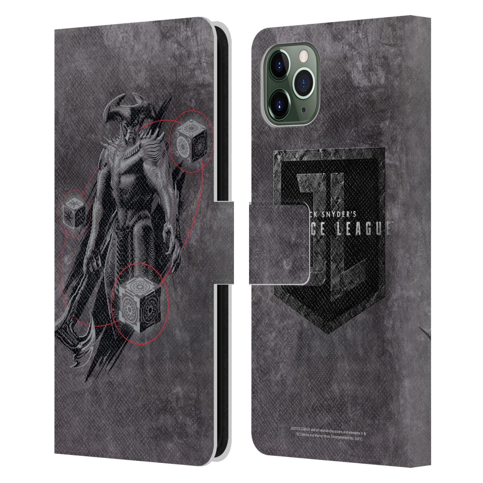 ZACK SNYDER'S JUSTICE LEAGUE VECTOR ART LEATHER BOOK CASE APPLE iPHONE - Picture 10 of 11