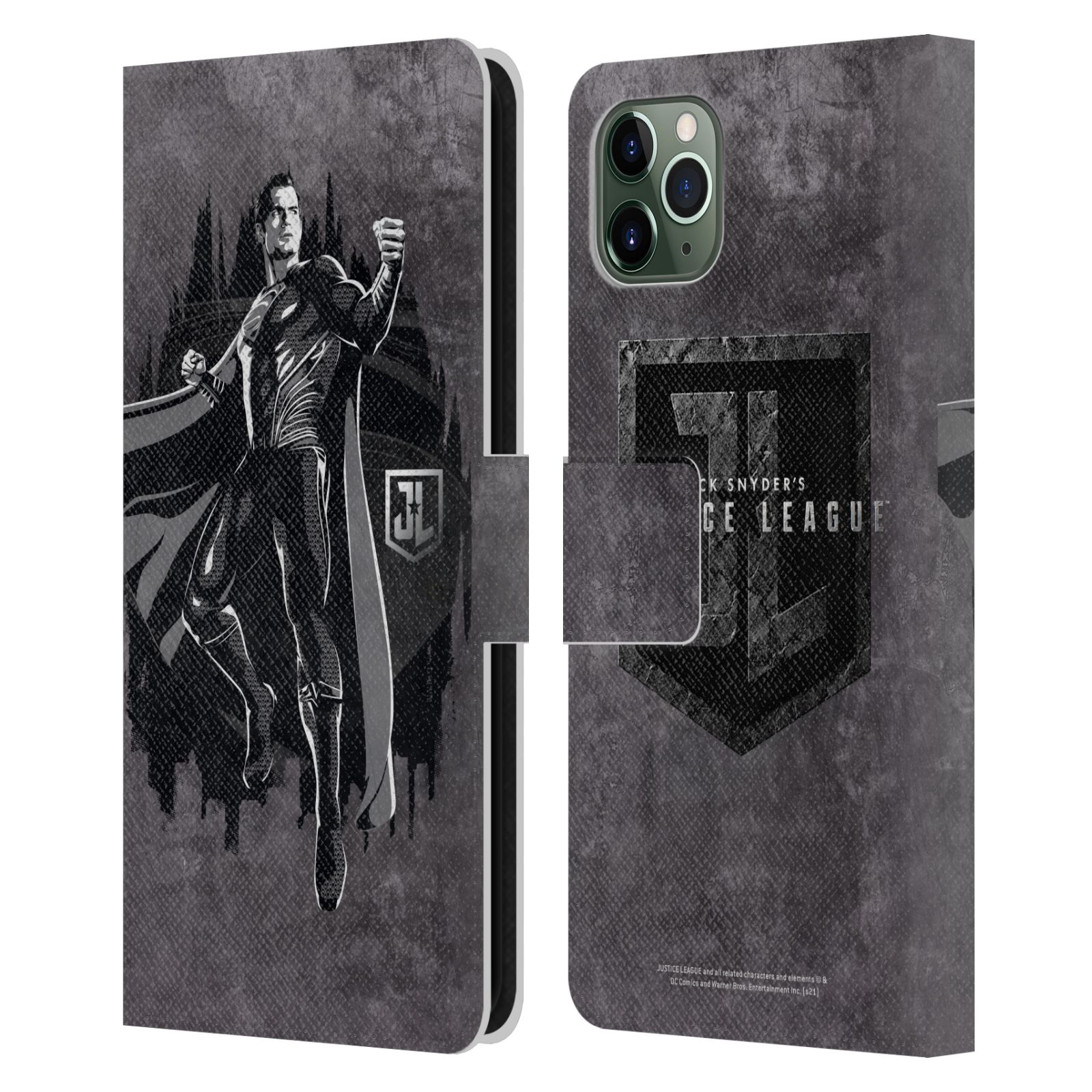 ZACK SNYDER'S JUSTICE LEAGUE VECTOR ART LEATHER BOOK CASE APPLE iPHONE - Picture 11 of 11