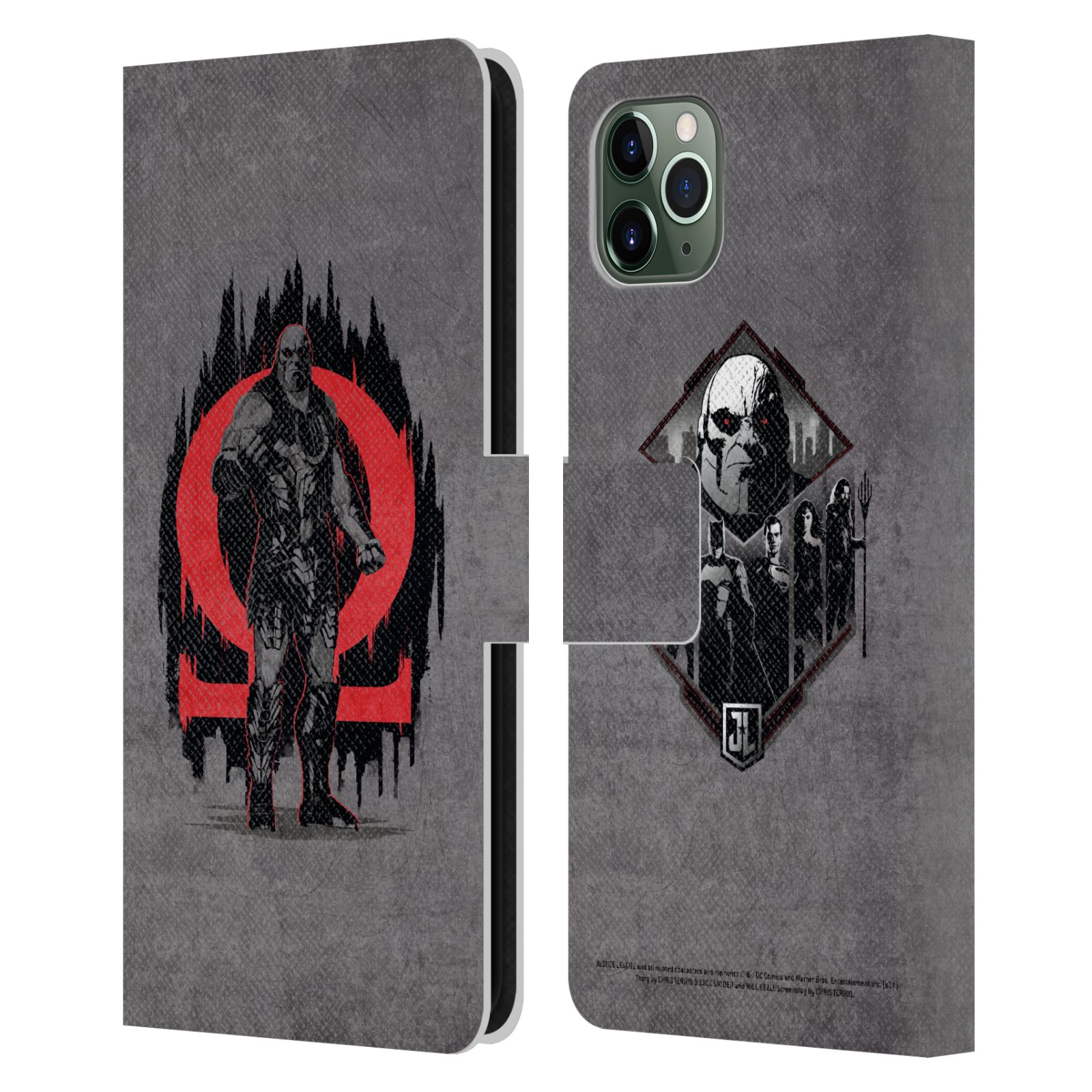 ZACK SNYDER'S JUSTICE LEAGUE SNYDER CUT GRAPHICS LEATHER BOOK CASE APPLE iPHONE - Picture 7 of 13