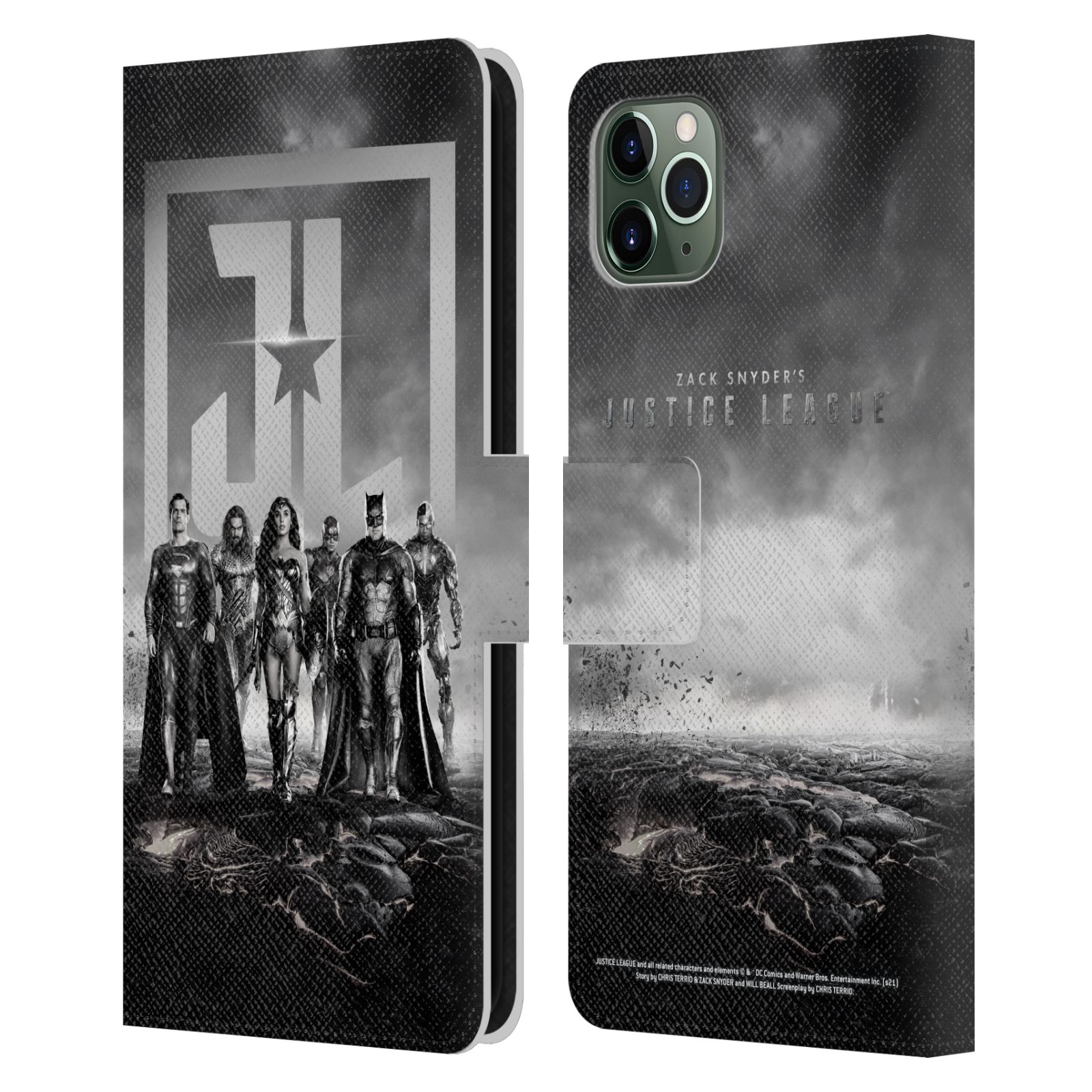 ZACK SNYDER'S JUSTICE LEAGUE SNYDER CUT GRAPHICS LEATHER BOOK CASE APPLE iPHONE - Picture 9 of 13