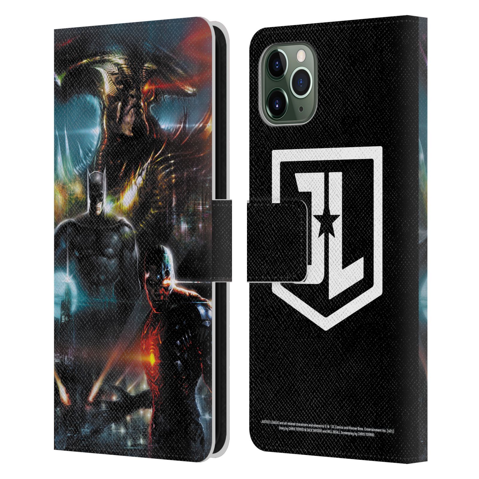 ZACK SNYDER'S JUSTICE LEAGUE SNYDER CUT GRAPHICS LEATHER BOOK CASE APPLE iPHONE - Picture 12 of 13