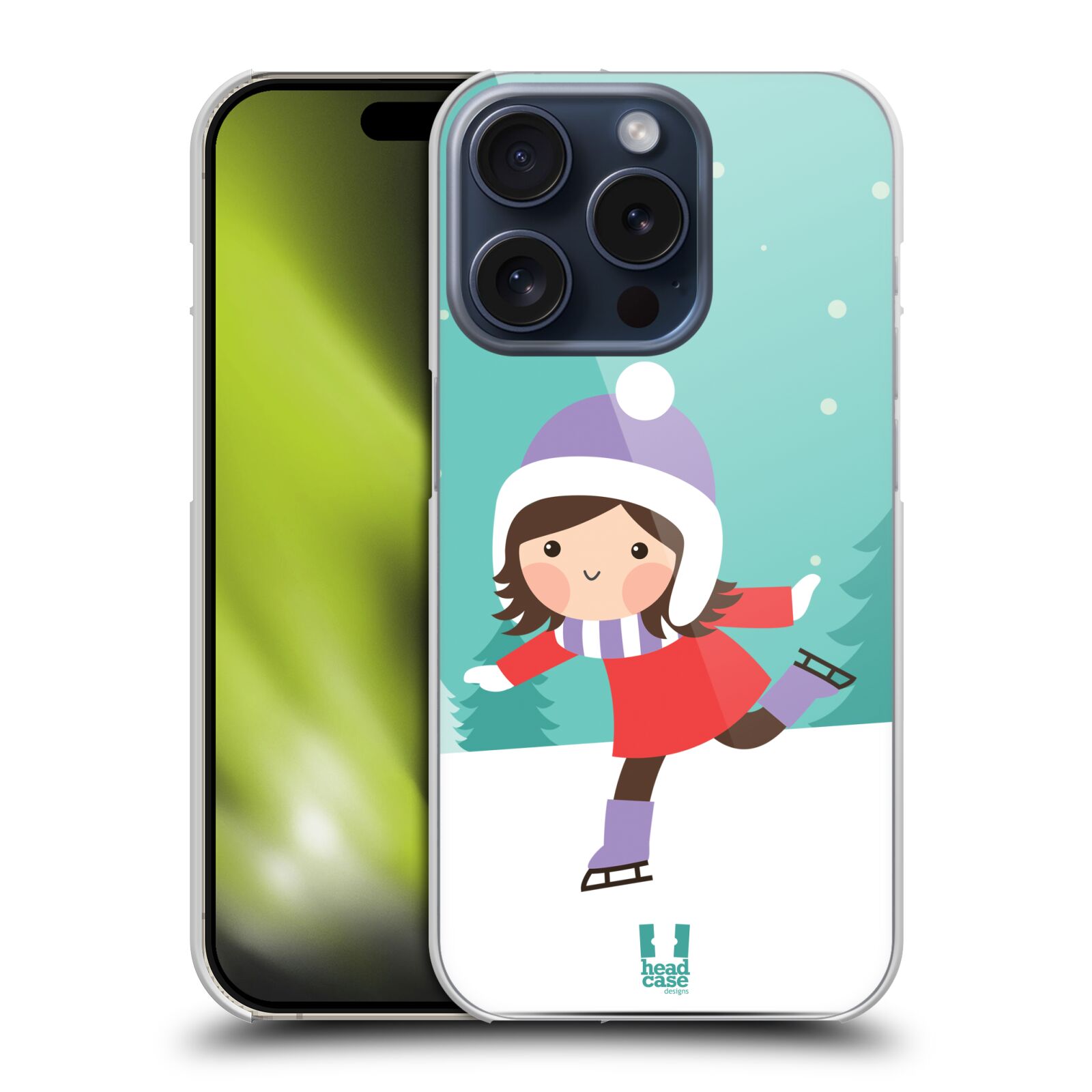 HEAD CASE DESIGNS JOLLY CHRISTMAS TOONS HARD BACK CASE FOR APPLE iPHONE PHONES - Picture 10 of 15