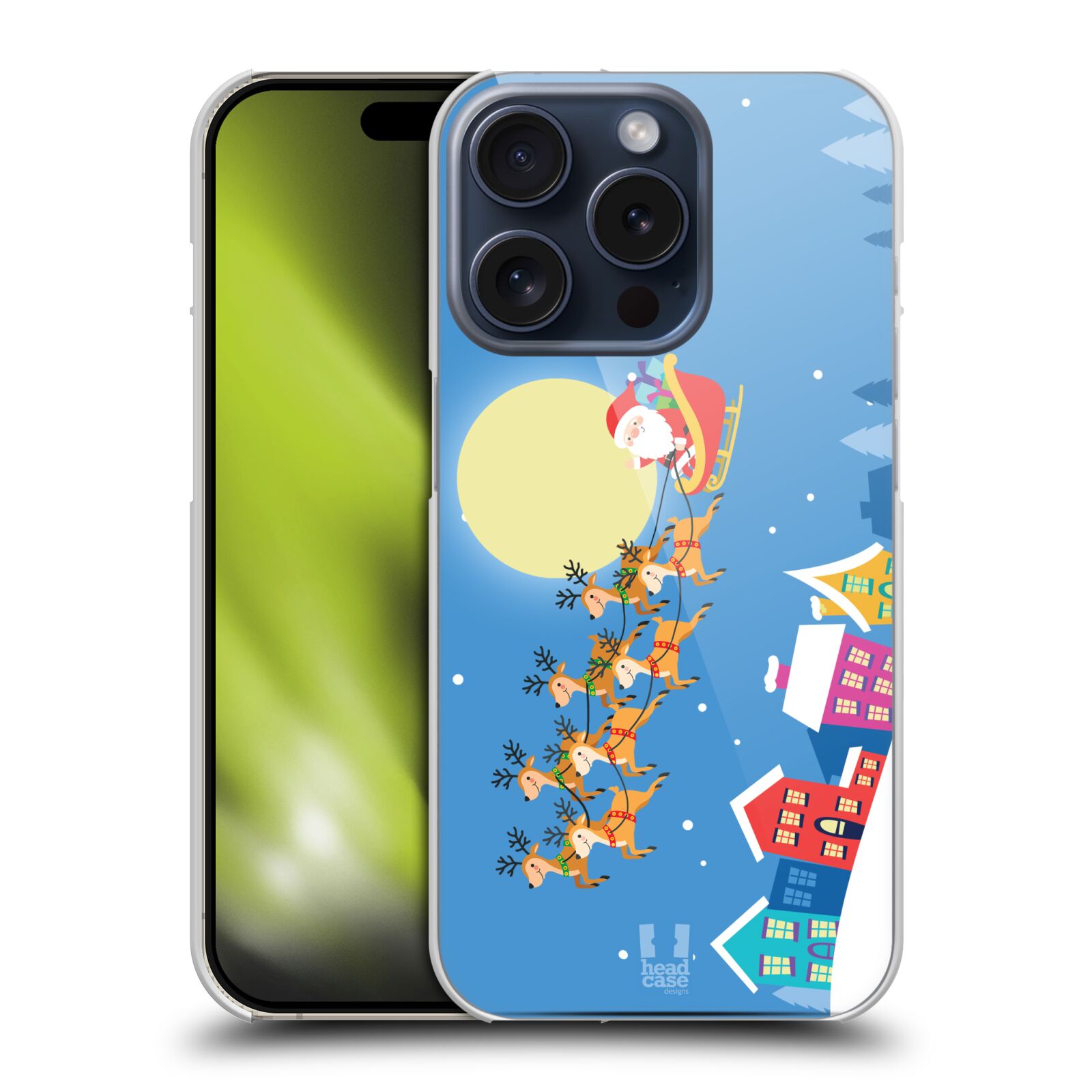 HEAD CASE DESIGNS JOLLY CHRISTMAS TOONS HARD BACK CASE FOR APPLE iPHONE PHONES - Picture 15 of 15