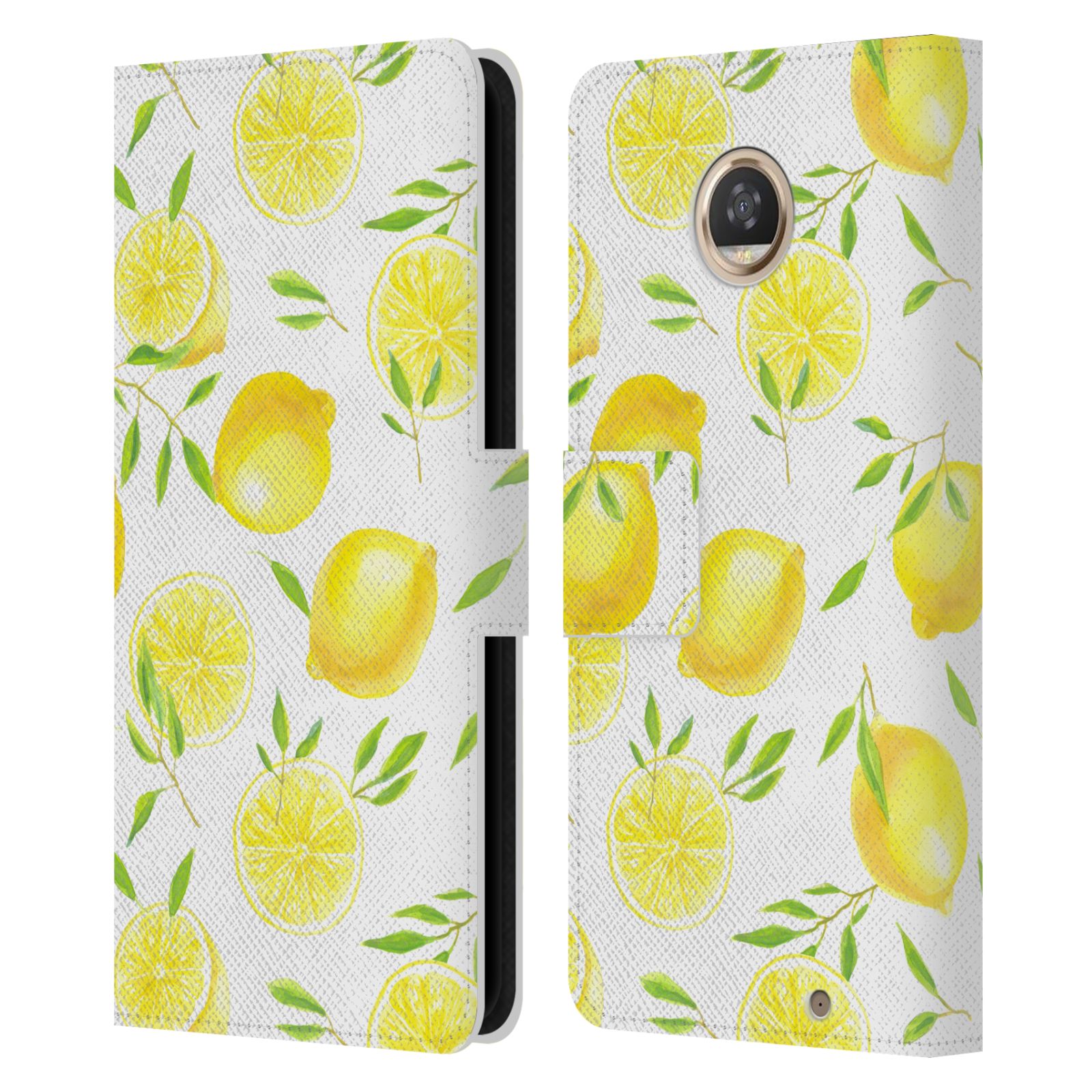 KATERINA KIRILOVA FRUITS & FOLIAGE PATTERNS LEATHER BOOK CASE MOTOROLA PHONES - Picture 12 of 16