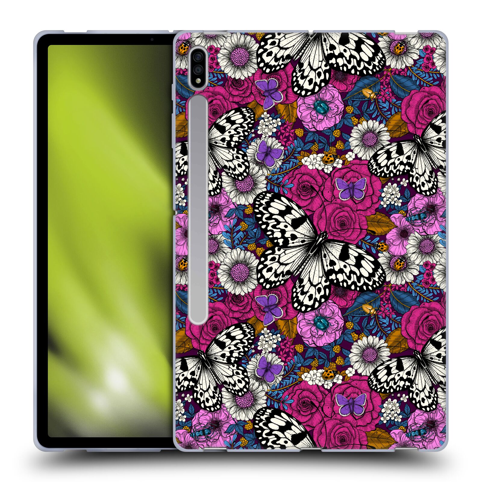 OFFICIAL KATERINA KIRILOVA FLORAL PATTERNS SOFT GEL CASE FOR SAMSUNG TABLETS 1 - Picture 10 of 17
