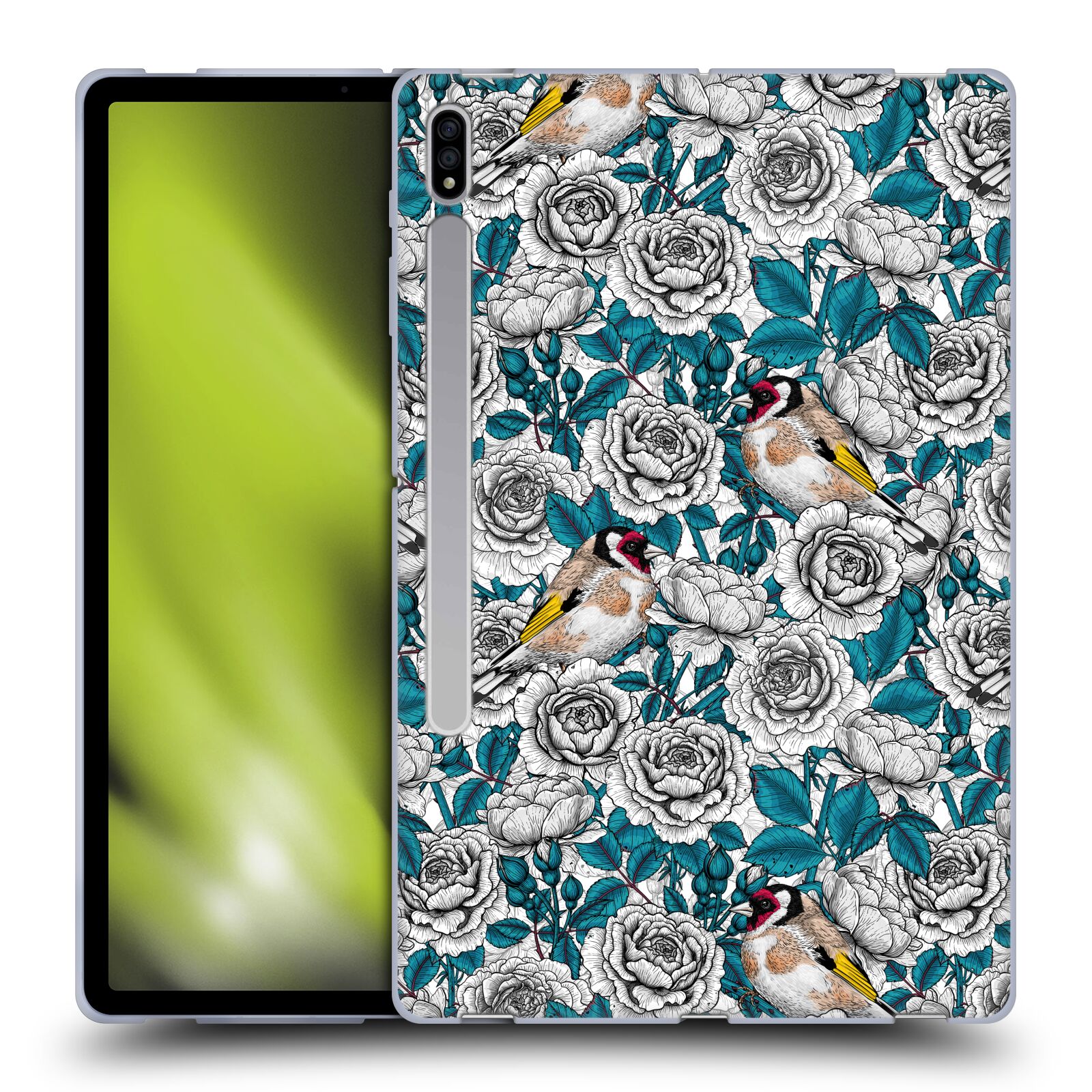 OFFICIAL KATERINA KIRILOVA FLORAL PATTERNS SOFT GEL CASE FOR SAMSUNG TABLETS 1 - Picture 16 of 17