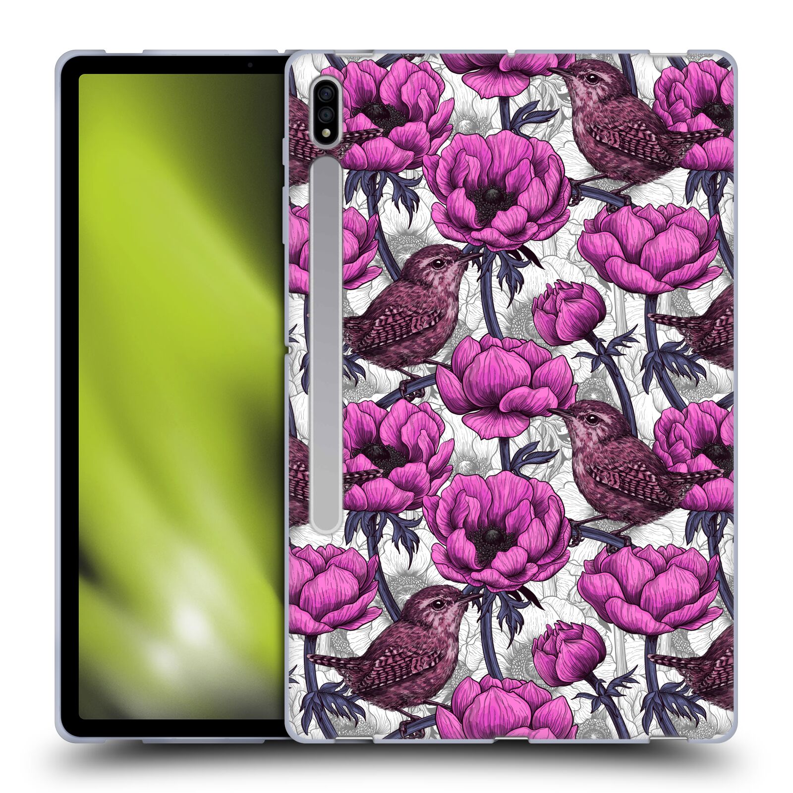 OFFICIAL KATERINA KIRILOVA FLORAL PATTERNS SOFT GEL CASE FOR SAMSUNG TABLETS 1 - Picture 17 of 17