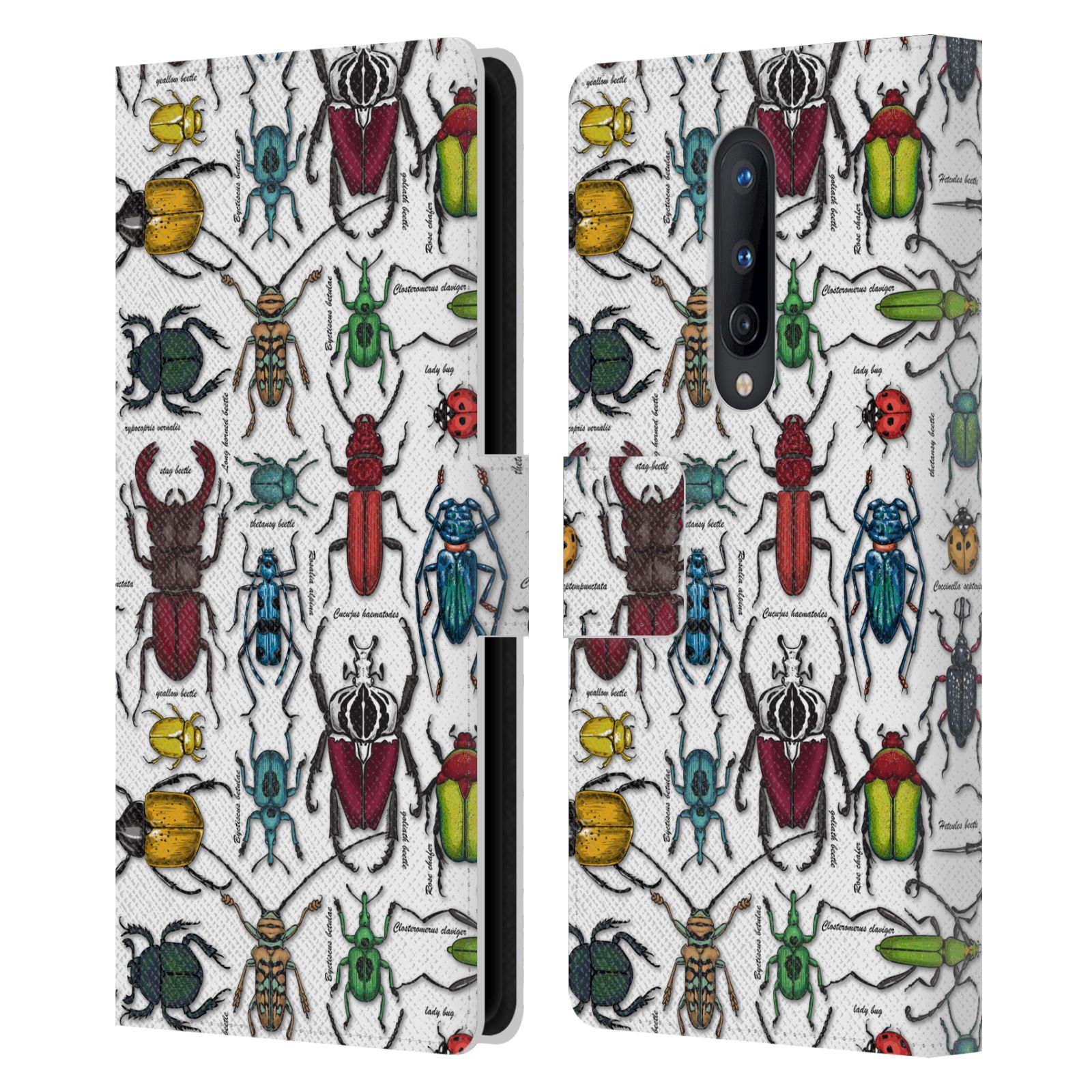 OFFICIAL KATERINA KIRILOVA GRAPHICS LEATHER BOOK CASE FOR ONEPLUS PHONES - Picture 7 of 19