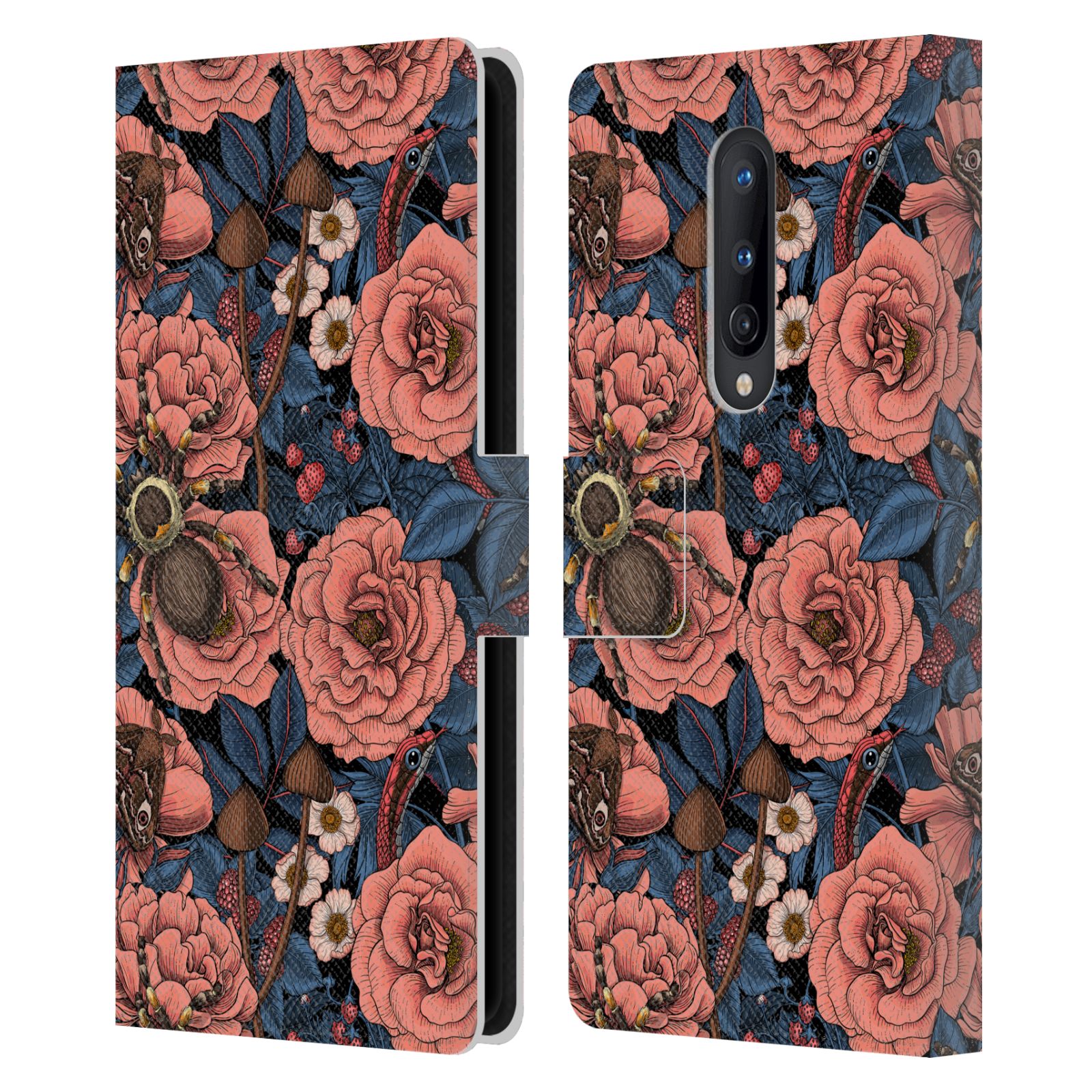 OFFICIAL KATERINA KIRILOVA GRAPHICS LEATHER BOOK CASE FOR ONEPLUS PHONES - Picture 8 of 19