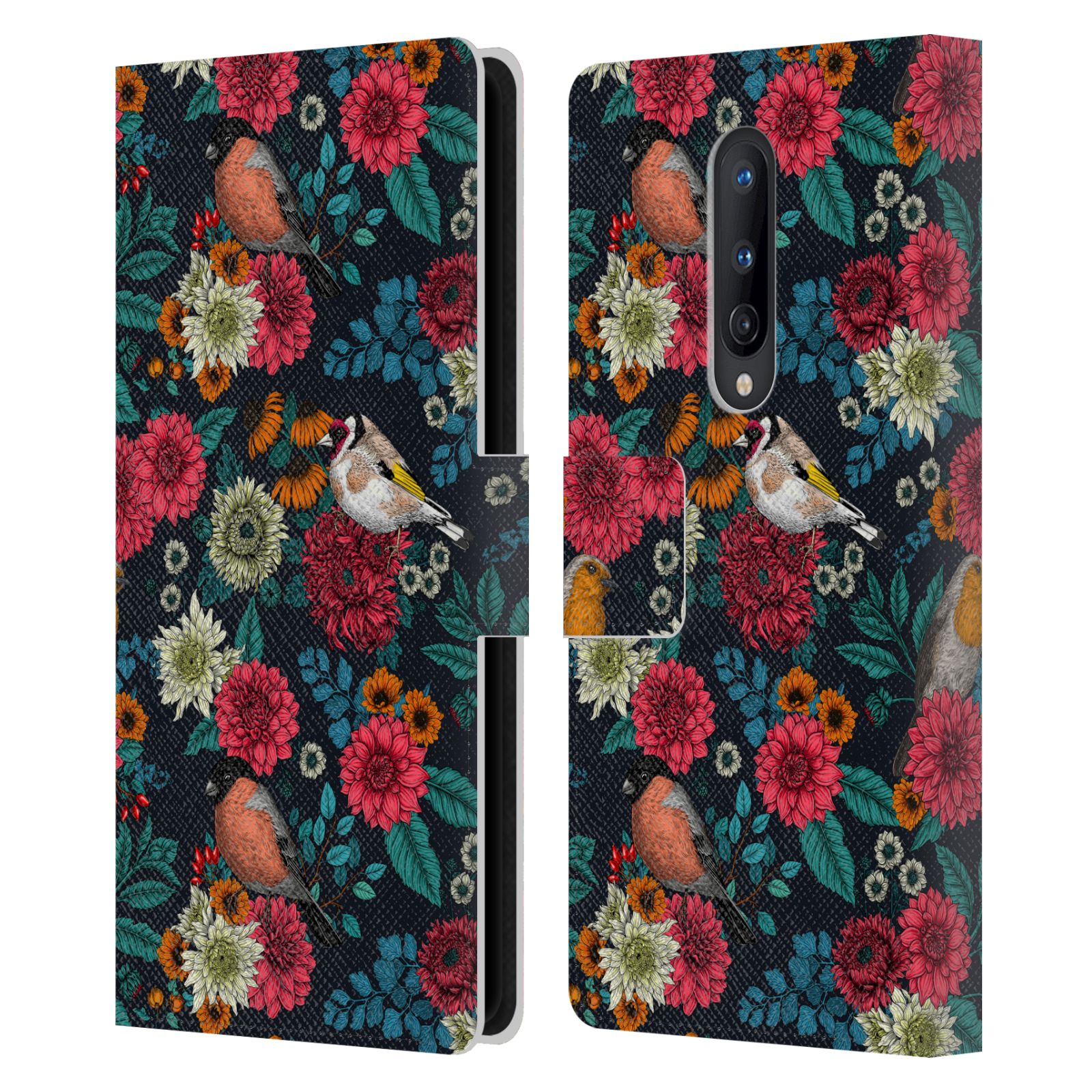 OFFICIAL KATERINA KIRILOVA GRAPHICS LEATHER BOOK CASE FOR ONEPLUS PHONES - Picture 9 of 19