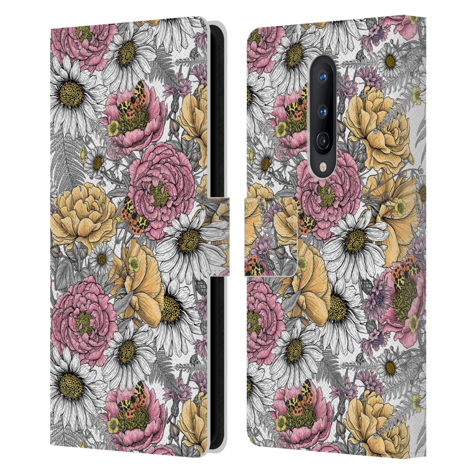 OFFICIAL KATERINA KIRILOVA GRAPHICS LEATHER BOOK CASE FOR ONEPLUS PHONES - Picture 10 of 19