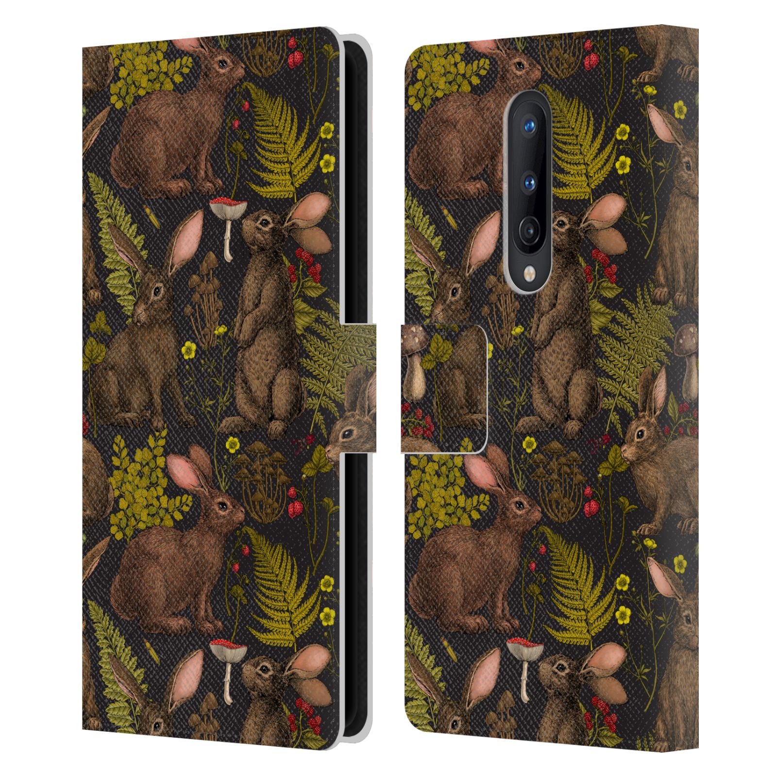 OFFICIAL KATERINA KIRILOVA GRAPHICS LEATHER BOOK CASE FOR ONEPLUS PHONES - Picture 14 of 19