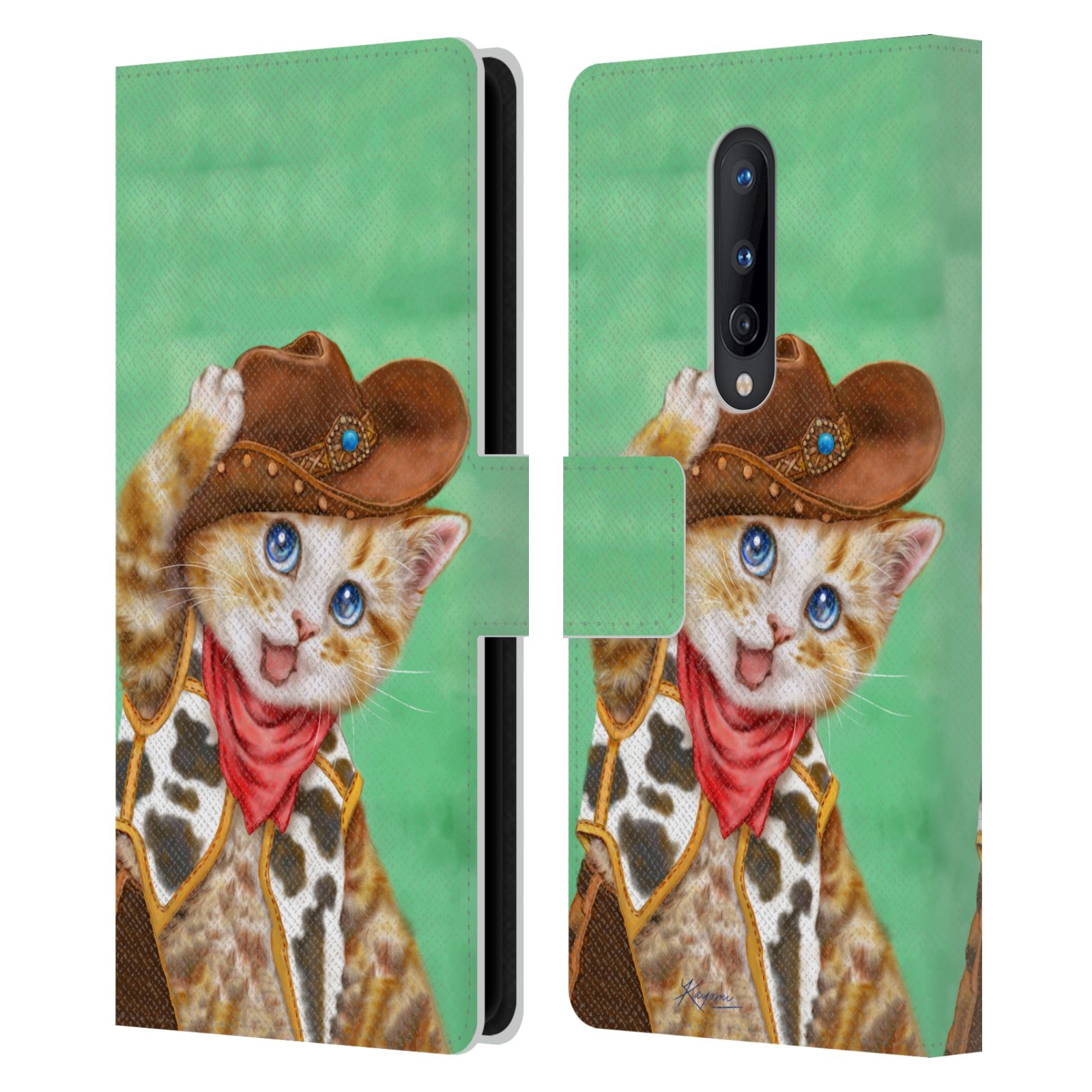 OFFICIAL KAYOMI HARAI ANIMALS AND FANTASY LEATHER BOOK CASE FOR ONEPLUS PHONES - Picture 12 of 18