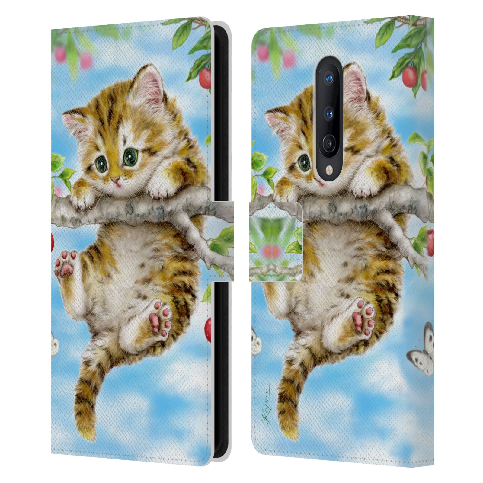 OFFICIAL KAYOMI HARAI ANIMALS AND FANTASY LEATHER BOOK CASE FOR ONEPLUS PHONES - Picture 11 of 18