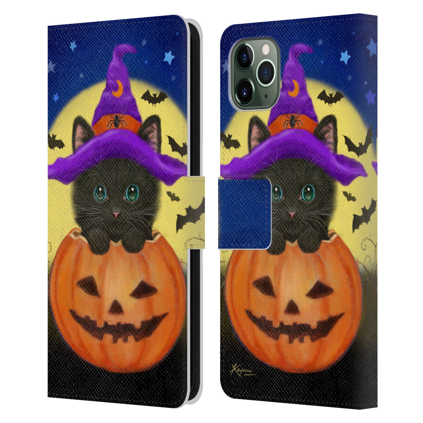 OFFICIEL KAYOMI HARAI ANIMAUX ET FANTAISIE ÉTUI COQUE EN CUIR POUR APPLE iPHONE - Photo 14 sur 18