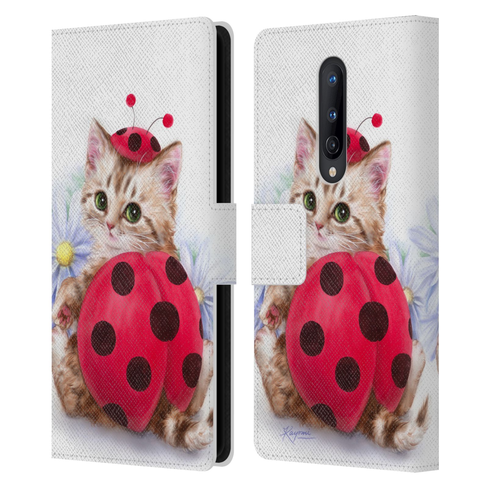OFFICIAL KAYOMI HARAI ANIMALS AND FANTASY LEATHER BOOK CASE FOR ONEPLUS PHONES - Picture 15 of 18