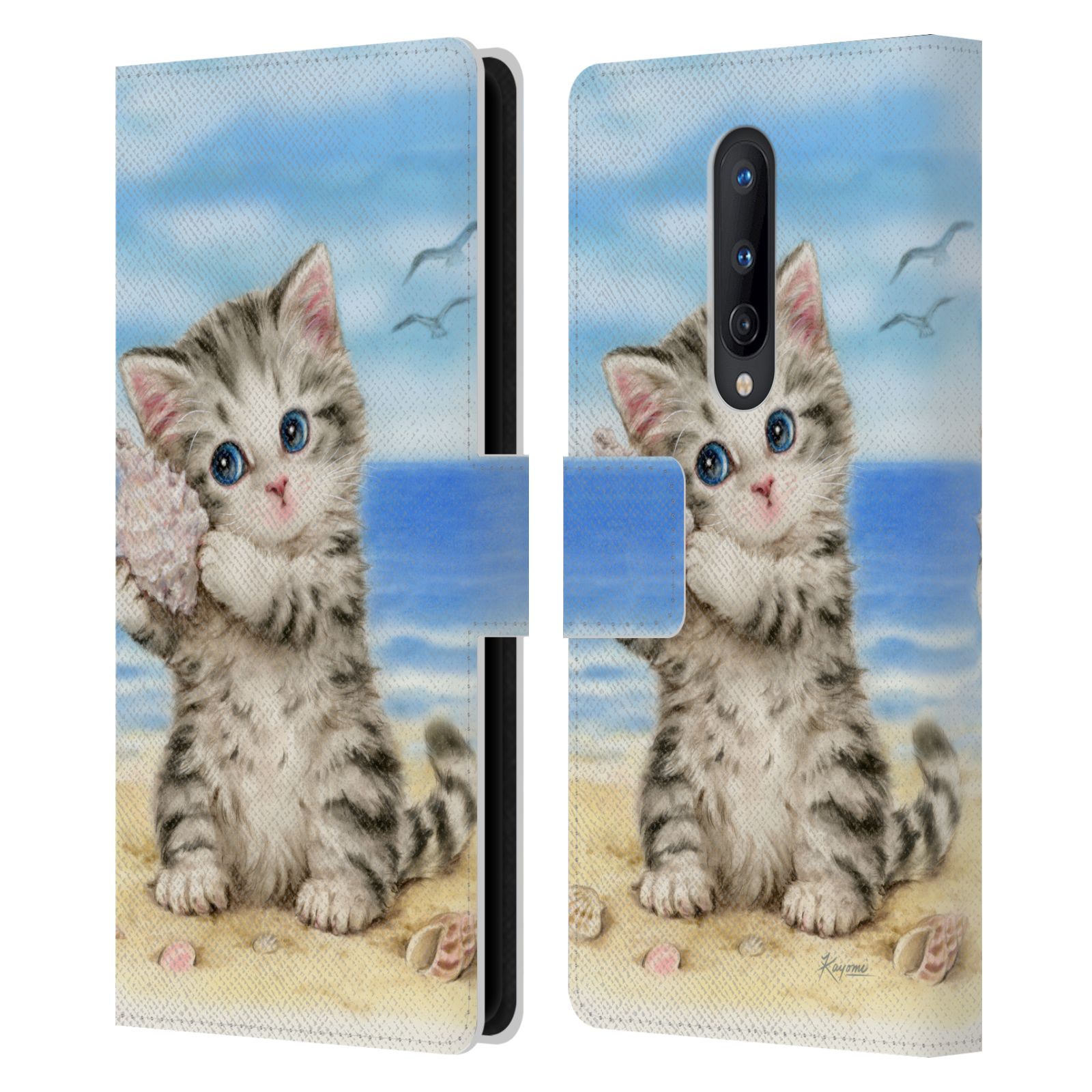 OFFICIAL KAYOMI HARAI ANIMALS AND FANTASY LEATHER BOOK CASE FOR ONEPLUS PHONES - Picture 17 of 18