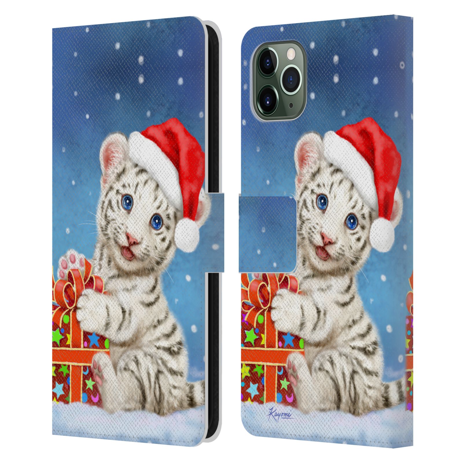 OFFICIEL KAYOMI HARAI ANIMAUX ET FANTAISIE ÉTUI COQUE EN CUIR POUR APPLE iPHONE - Photo 7 sur 18
