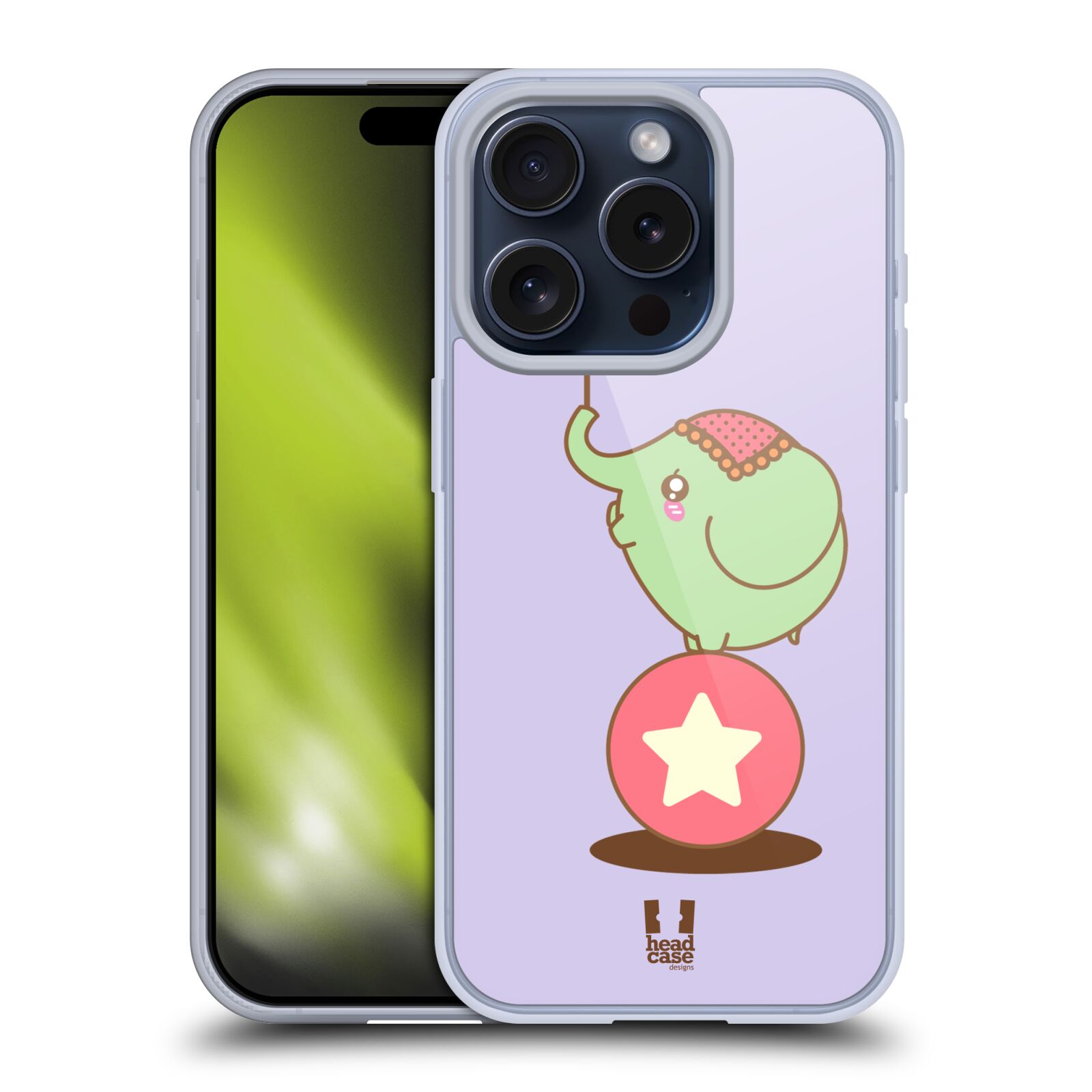 HEAD CASE DESIGNS KAWAII ELEPHANT SOFT GEL CASE FOR APPLE iPHONE PHONES - Picture 8 of 12