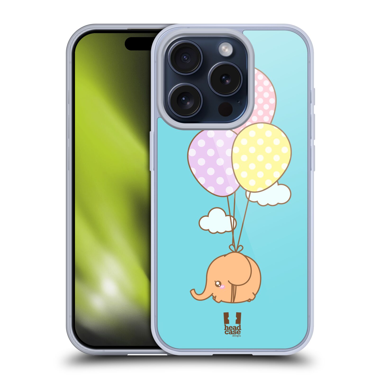 HEAD CASE DESIGNS KAWAII ELEPHANT SOFT GEL CASE FOR APPLE iPHONE PHONES - Picture 9 of 12
