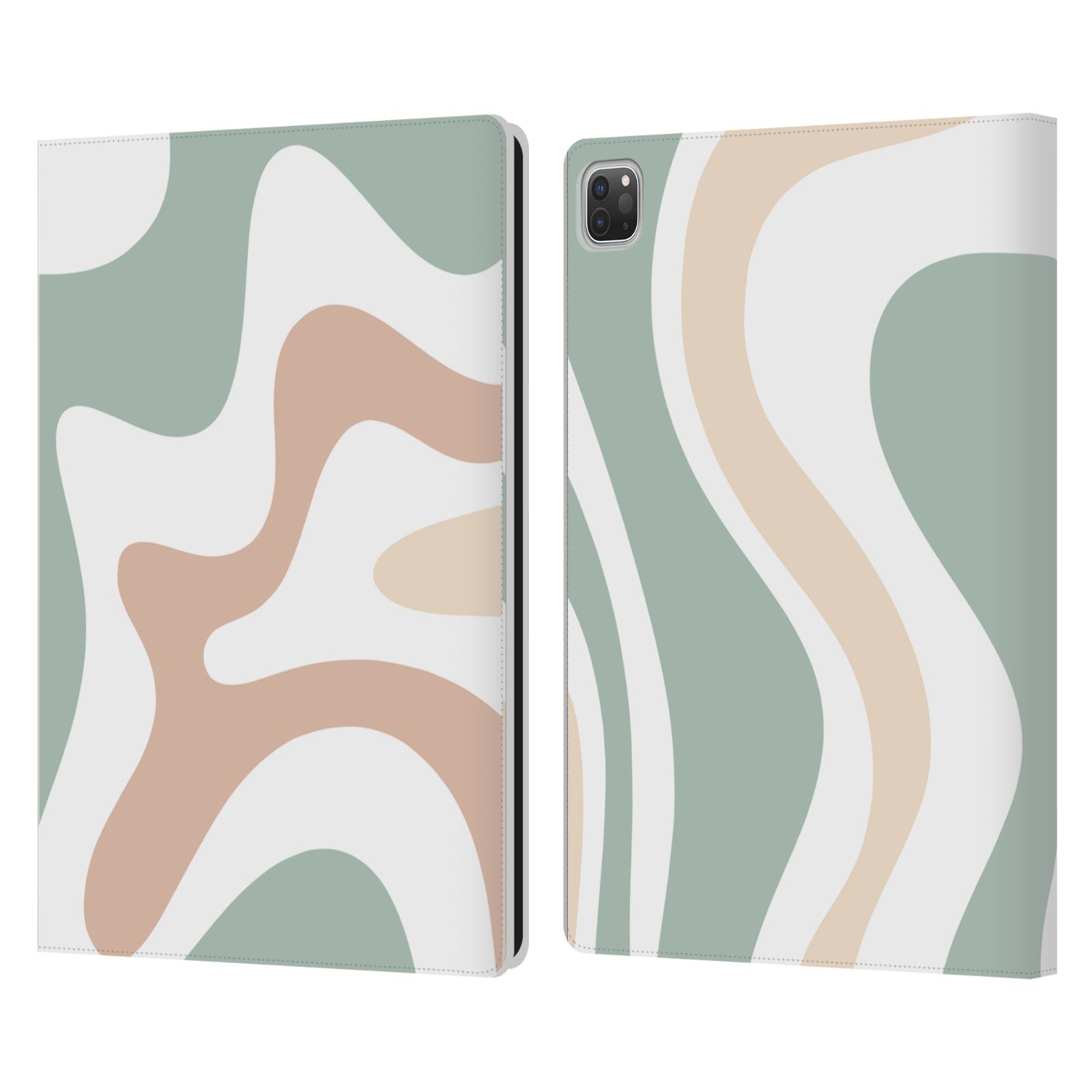 KIERKEGAARD DESIGN STUDIO RETRO ABSTRACT PATTERNS LEATHER BOOK CASE APPLE iPAD - Picture 8 of 20