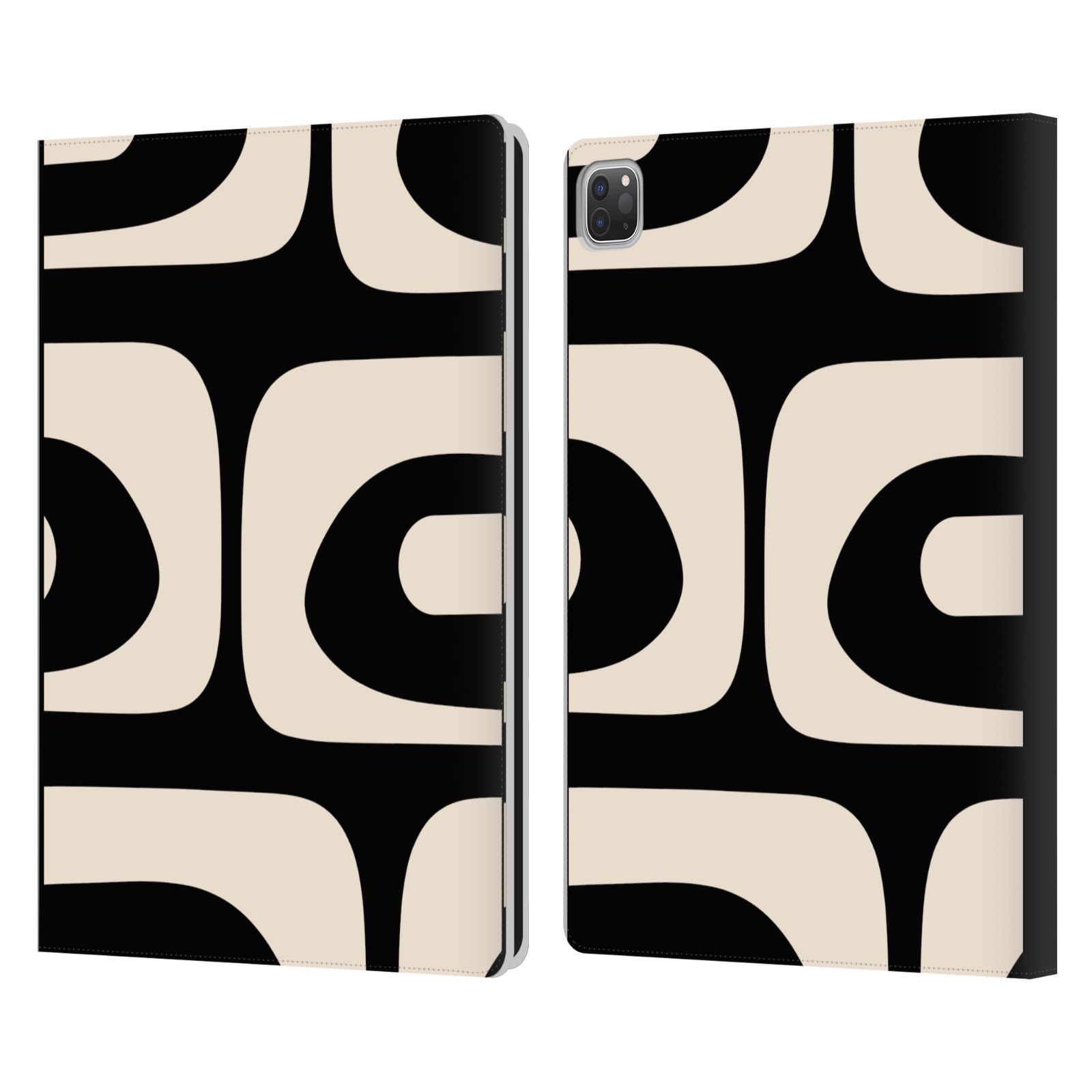 KIERKEGAARD DESIGN STUDIO RETRO ABSTRACT PATTERNS LEATHER BOOK CASE APPLE iPAD - Picture 13 of 20