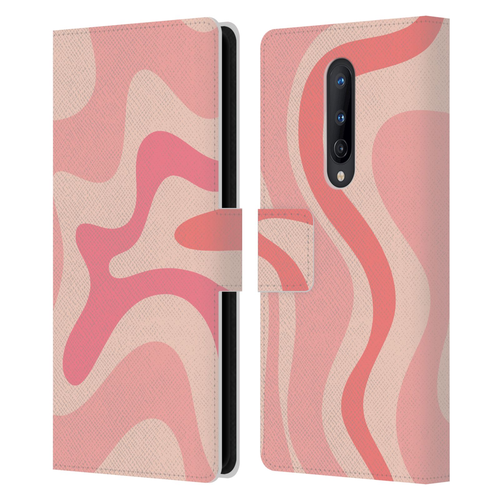 KIERKEGAARD DESIGN STUDIO RETRO ABSTRACT PATTERNS LEATHER BOOK CASE FOR ONEPLUS - Picture 18 of 20