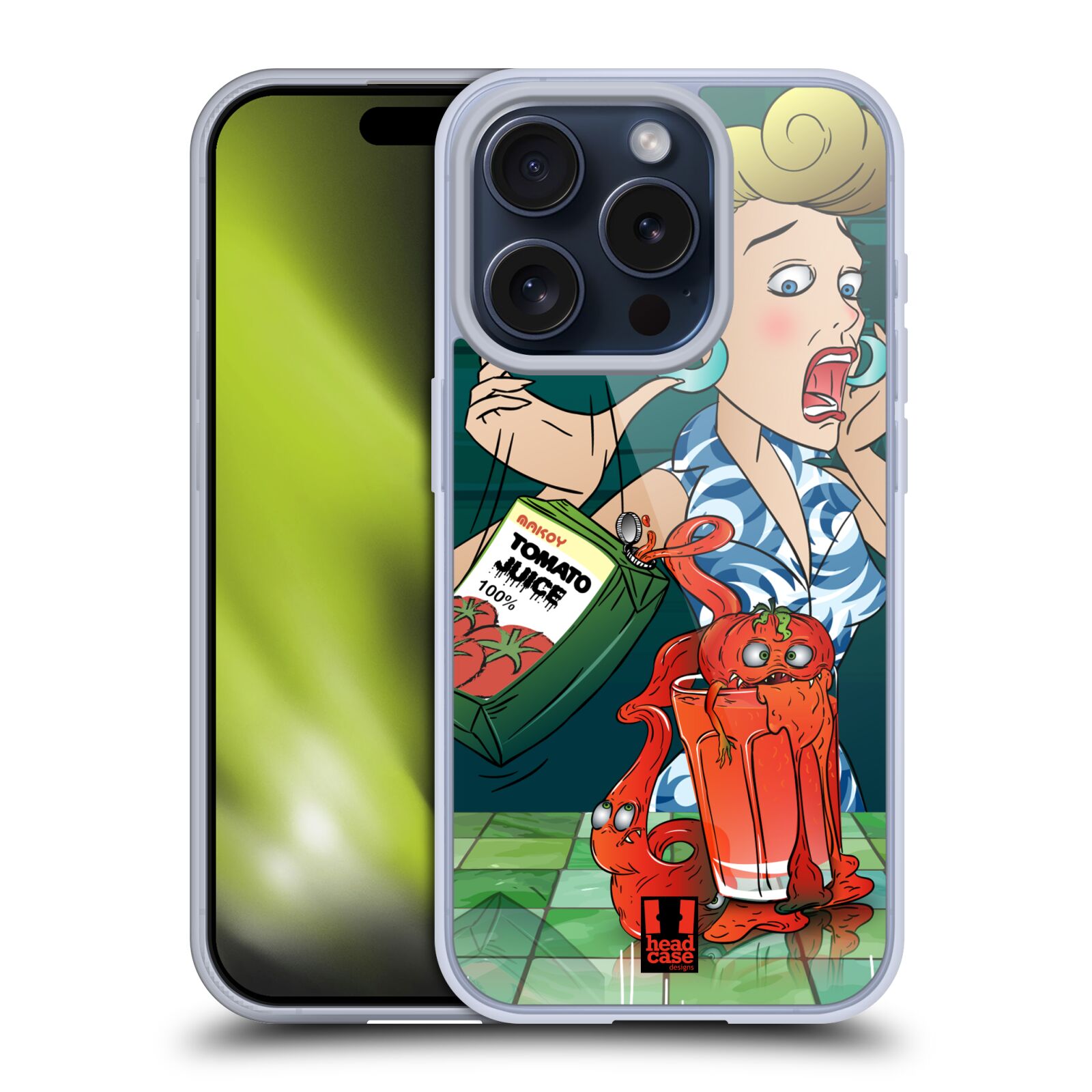 HEAD CASE DESIGNS MONSTER TOMATOES SOFT GEL CASE FOR APPLE iPHONE PHONES - Picture 10 of 12