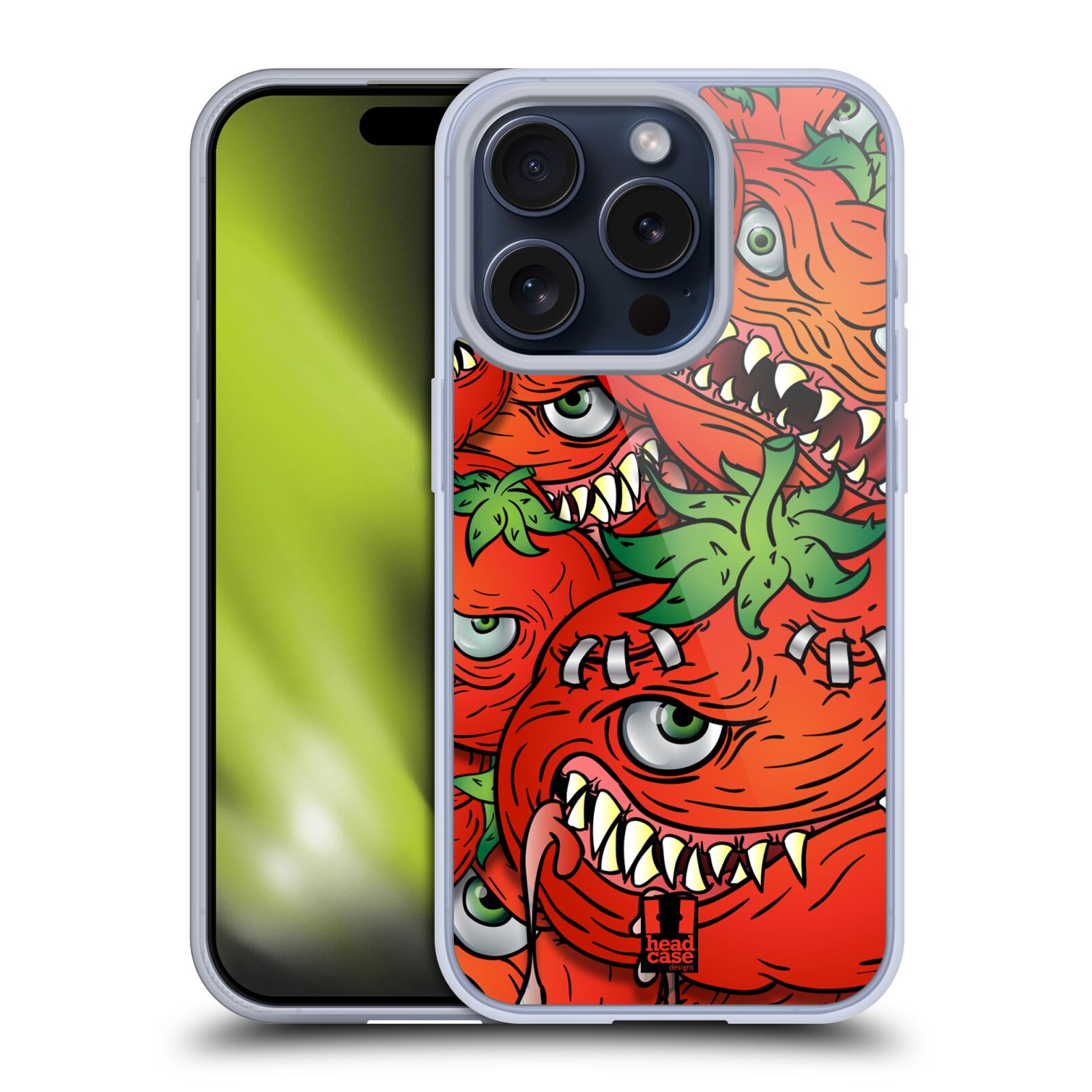 HEAD CASE DESIGNS MONSTER TOMATOES SOFT GEL CASE FOR APPLE iPHONE PHONES - Picture 9 of 12