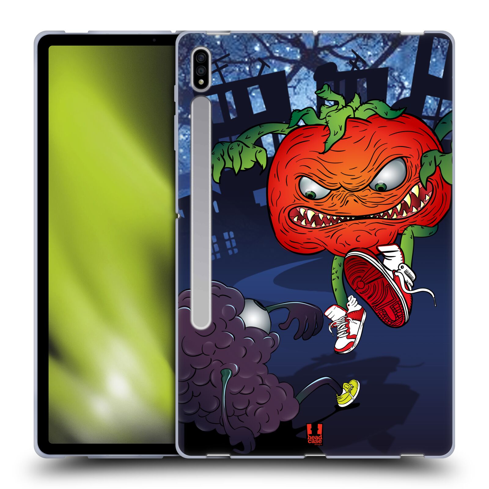 HEAD CASE DESIGNS MONSTER TOMATOES SOFT GEL CASE FOR SAMSUNG TABLETS 1 - Picture 8 of 12