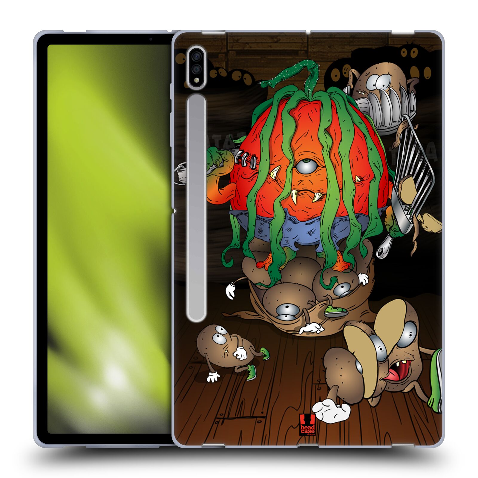 HEAD CASE DESIGNS MONSTER TOMATOES SOFT GEL CASE FOR SAMSUNG TABLETS 1 - Picture 12 of 12