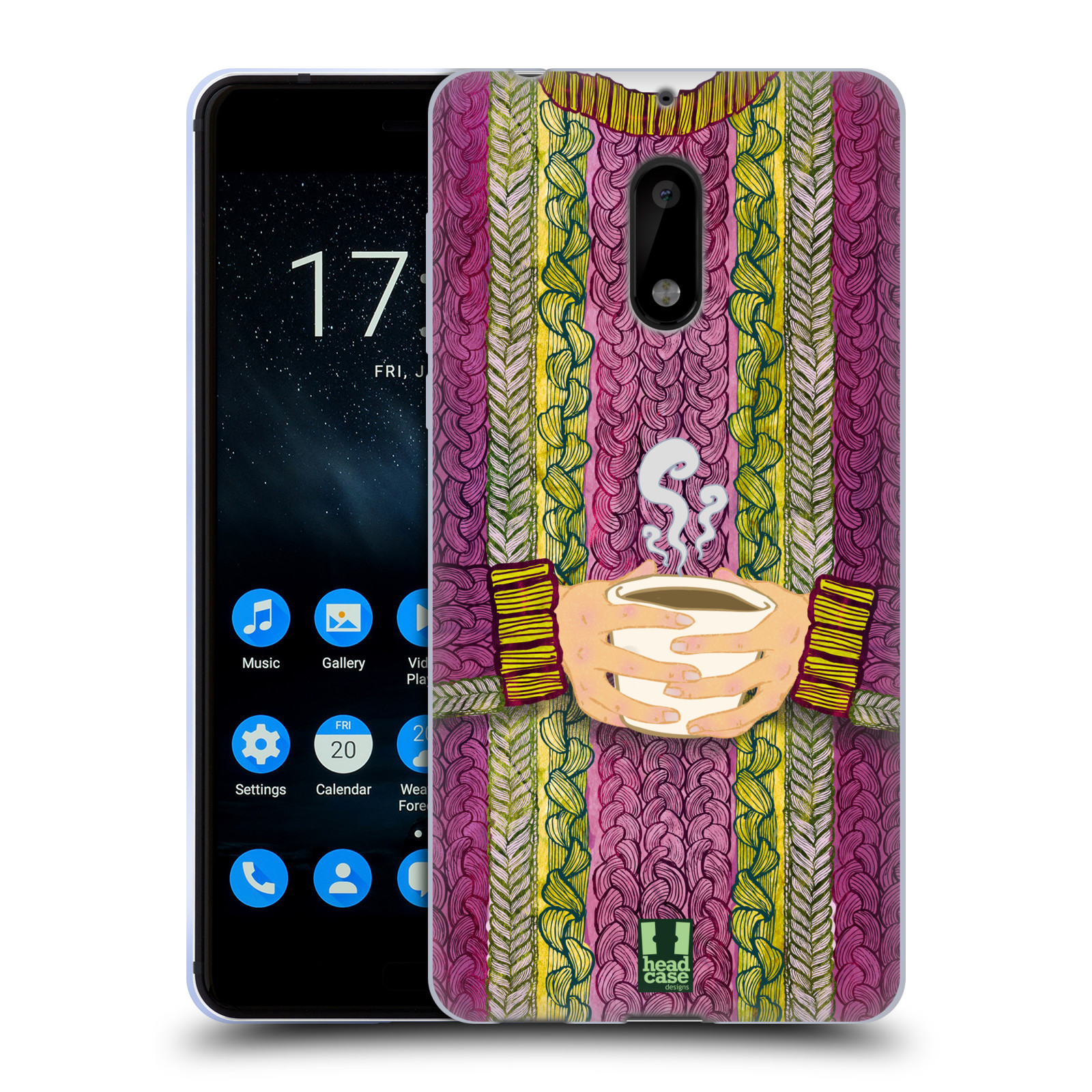 HEAD CASE DESIGNS KNITTED SWEATER PATTERNS SOFT GEL CASE FOR NOKIA PHONES 1 - Picture 8 of 11