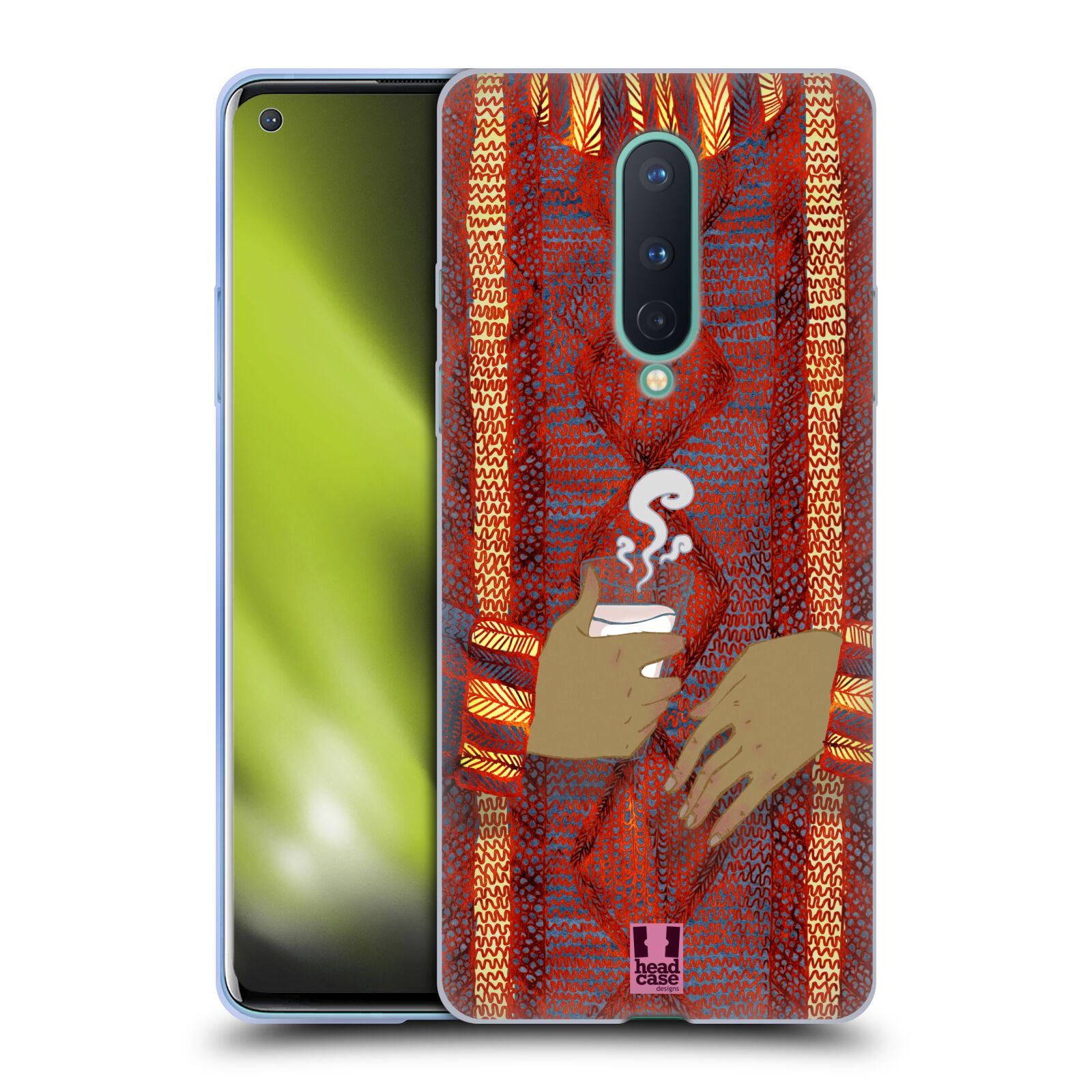 FUNDA DE GEL HEAD CASE DESIGNS CON PATRONES DE SUÉTER DE PUNTO PARA TELÉFONOS GOOGLE ONEPLUS - Imagen 9 de 11