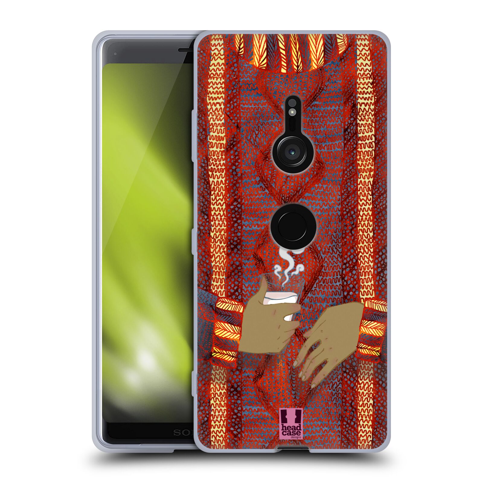 HEAD CASE DESIGNS KNITTED SWEATER PATTERNS SOFT GEL CASE FOR SONY PHONES 1 - Picture 9 of 11