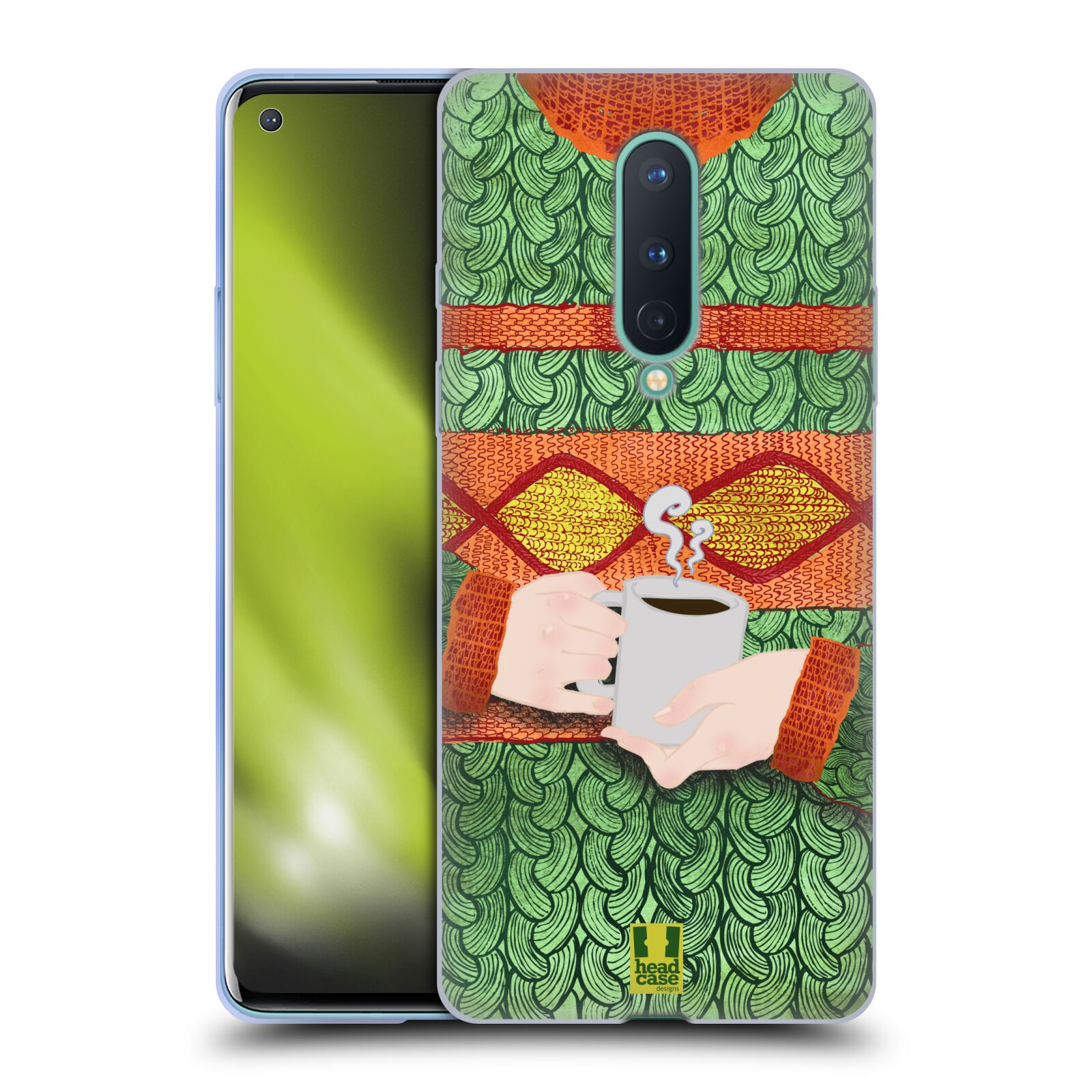 FUNDA DE GEL HEAD CASE DESIGNS CON PATRONES DE SUÉTER DE PUNTO PARA TELÉFONOS GOOGLE ONEPLUS - Imagen 11 de 11