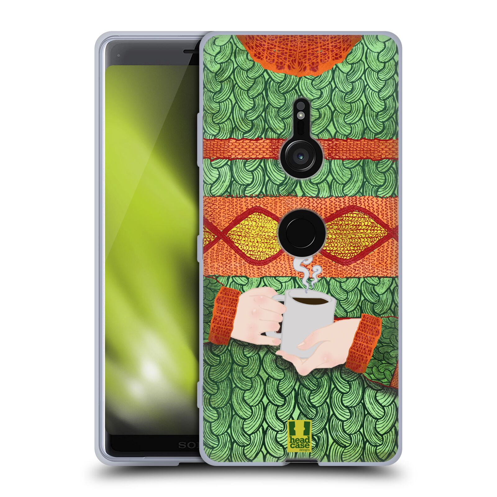 HEAD CASE DESIGNS KNITTED SWEATER PATTERNS SOFT GEL CASE FOR SONY PHONES 1 - Picture 11 of 11