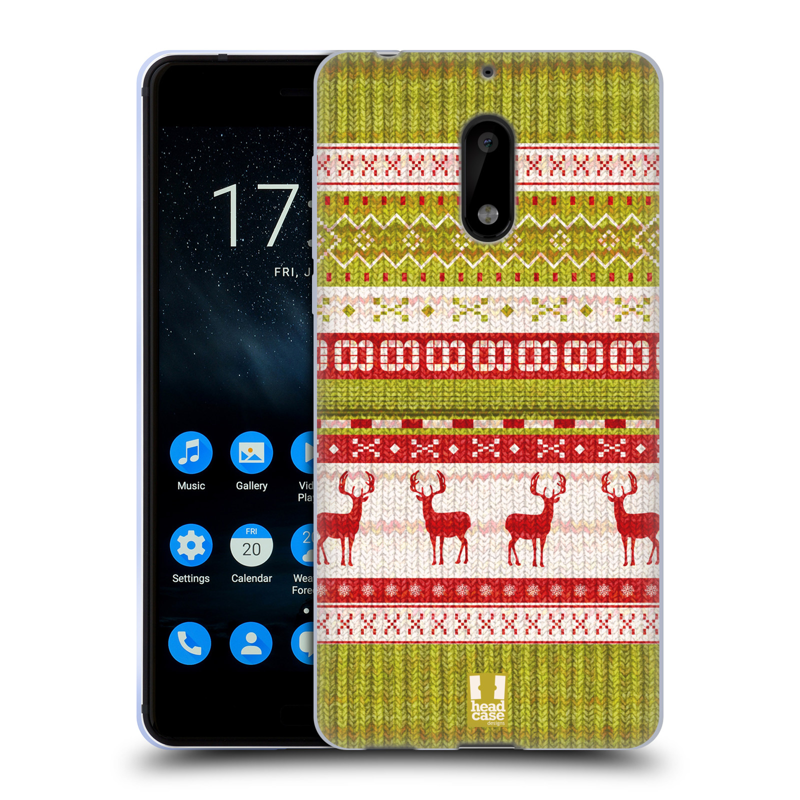 HEAD CASE DESIGNS KNITTED CHRISTMAS SOFT GEL CASE FOR NOKIA PHONES 1 - Picture 12 of 14