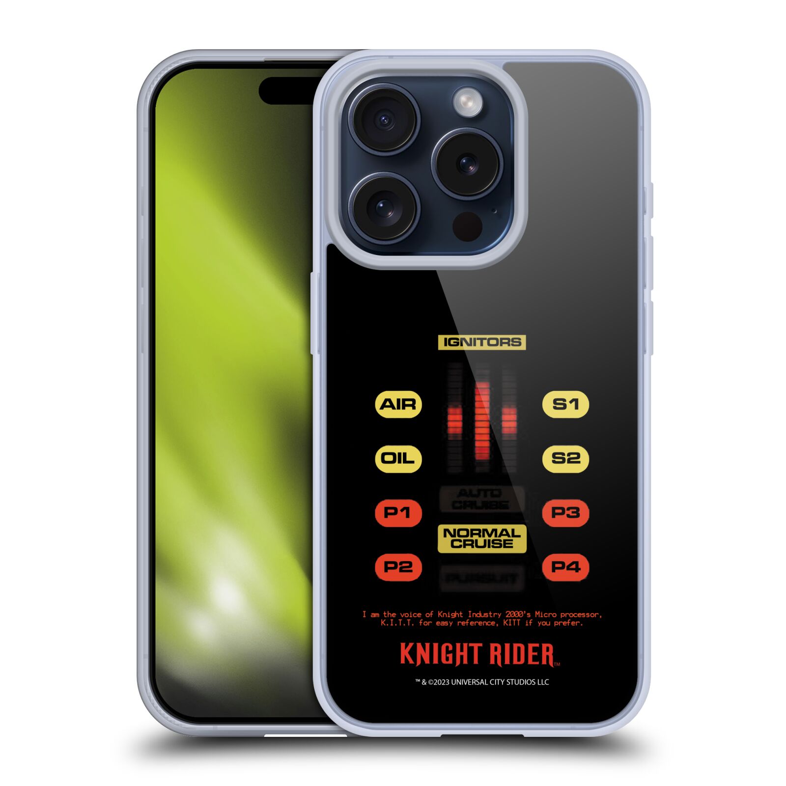 OFFICIAL KNIGHT RIDER CORE GRAPHICS SOFT GEL CASE FOR APPLE iPHONE PHONES