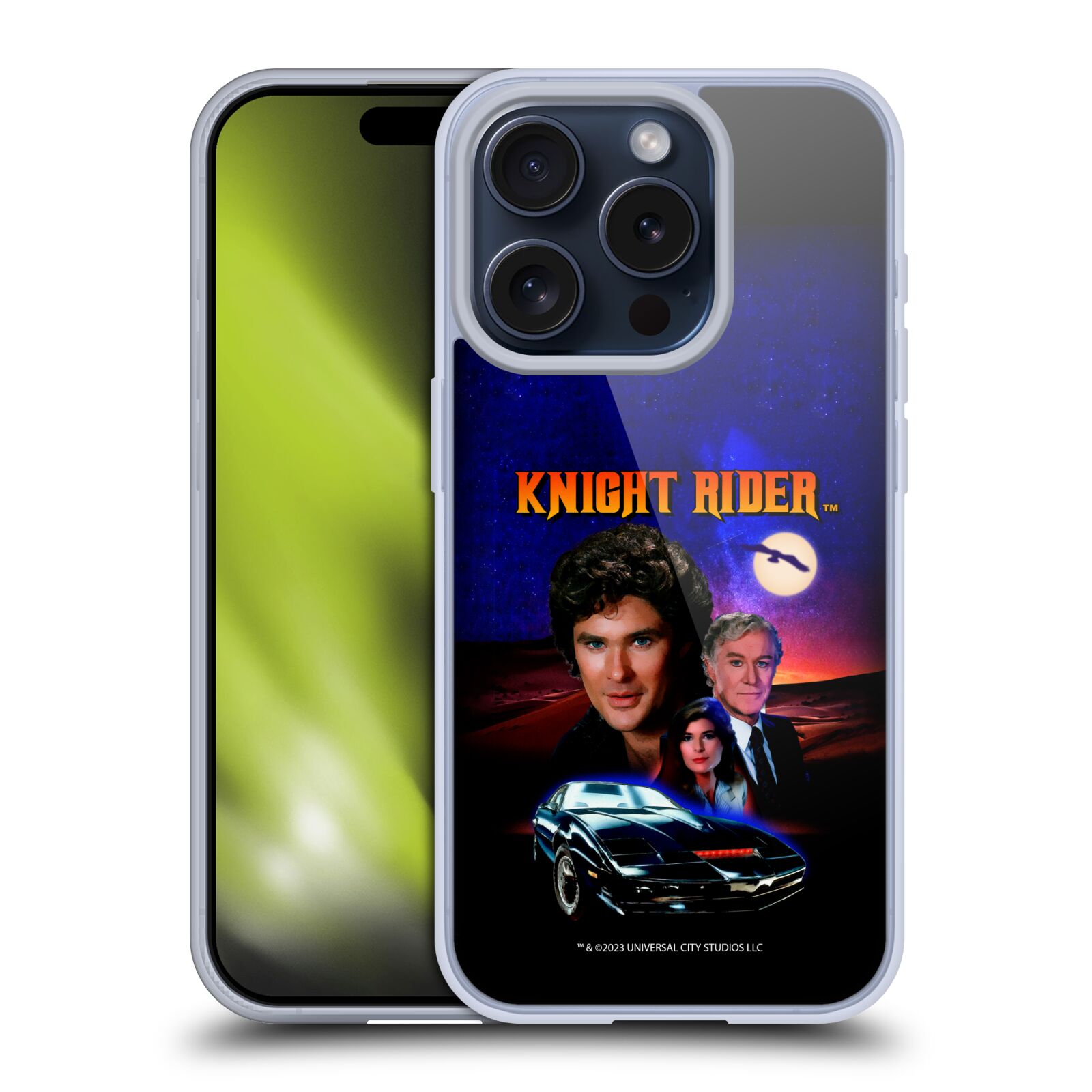 OFFICIAL KNIGHT RIDER GRAPHICS SOFT GEL CASE FOR APPLE iPHONE PHONES