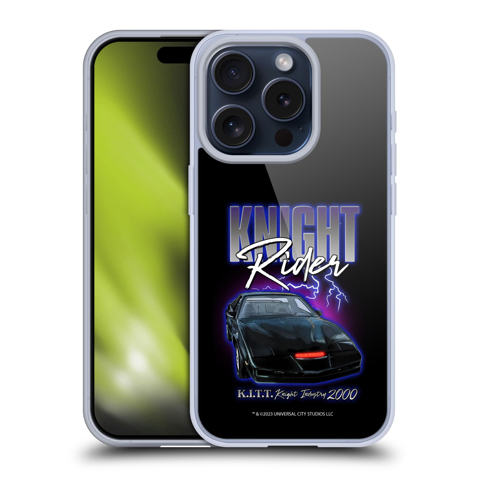 OFFICIAL KNIGHT RIDER GRAPHICS SOFT GEL CASE FOR APPLE iPHONE PHONES