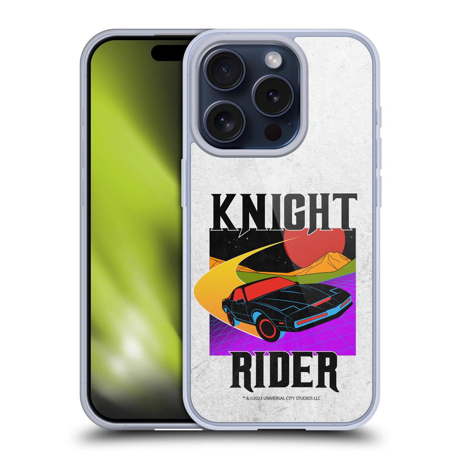 OFFICIAL KNIGHT RIDER GRAPHICS SOFT GEL CASE FOR APPLE iPHONE PHONES