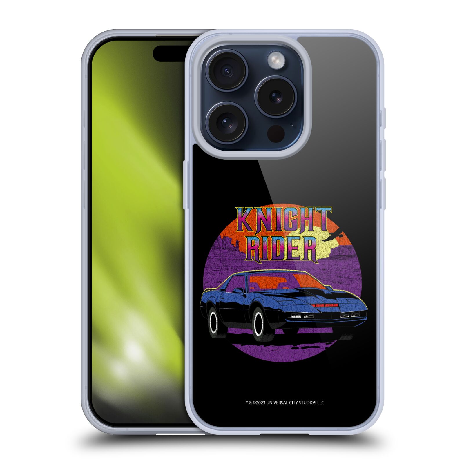 OFFICIAL KNIGHT RIDER GRAPHICS SOFT GEL CASE FOR APPLE iPHONE PHONES