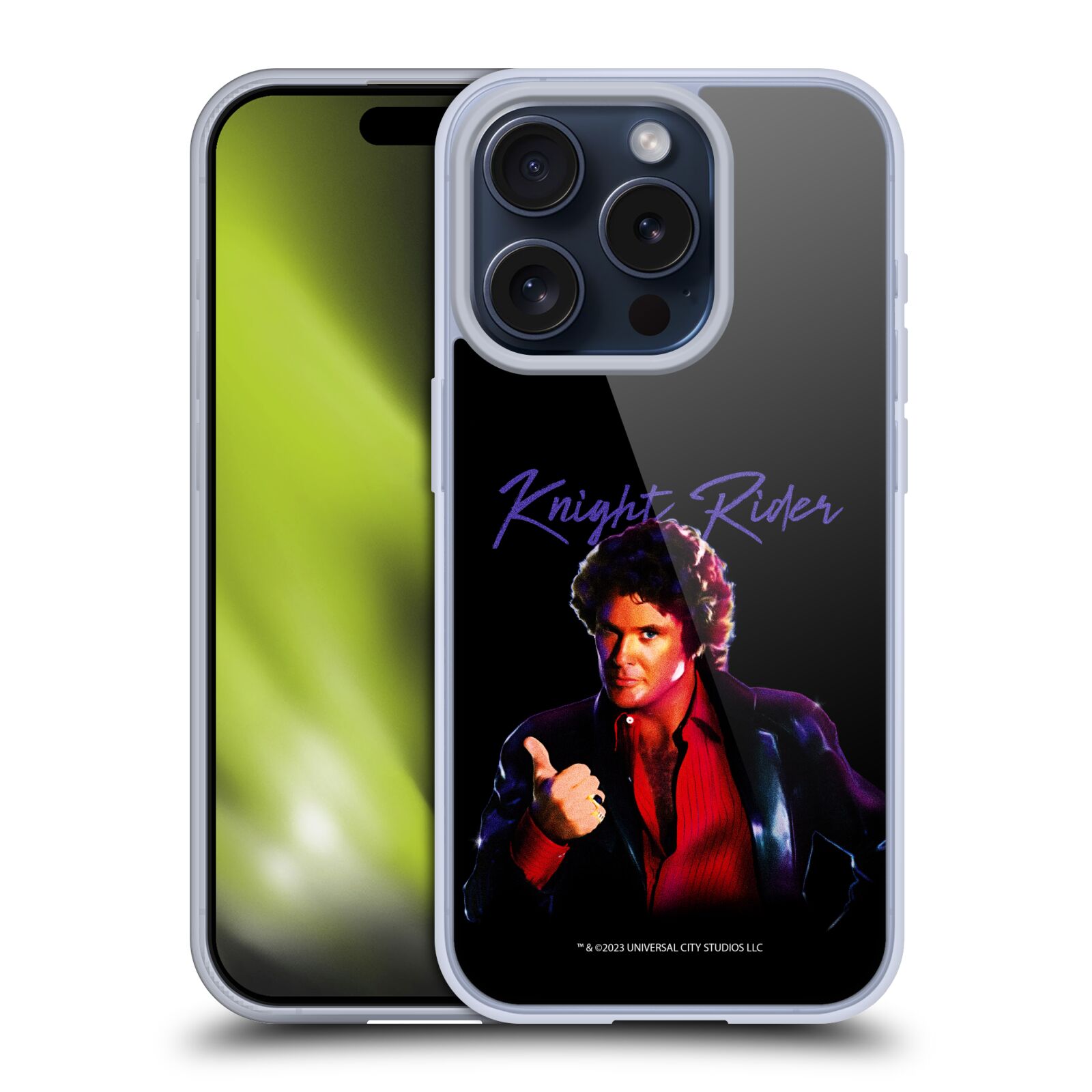 OFFICIAL KNIGHT RIDER GRAPHICS SOFT GEL CASE FOR APPLE iPHONE PHONES